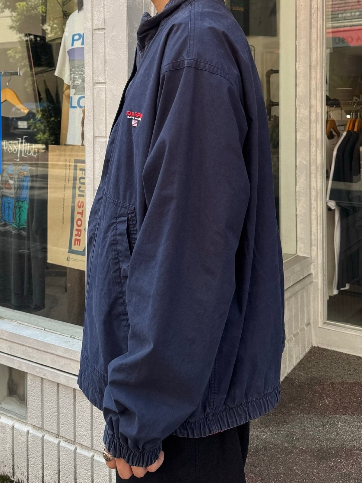 90's POLO SPORT リバーシブルブルゾンジャケット