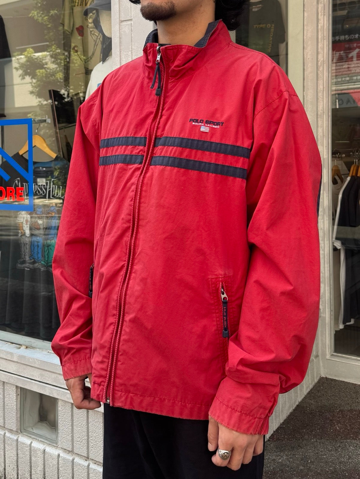 90's POLO SPORT リバーシブルブルゾンジャケット