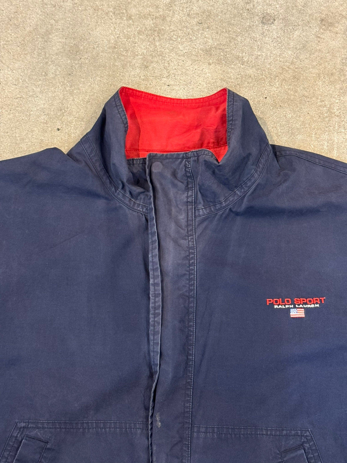 90's POLO SPORT リバーシブルブルゾンジャケット