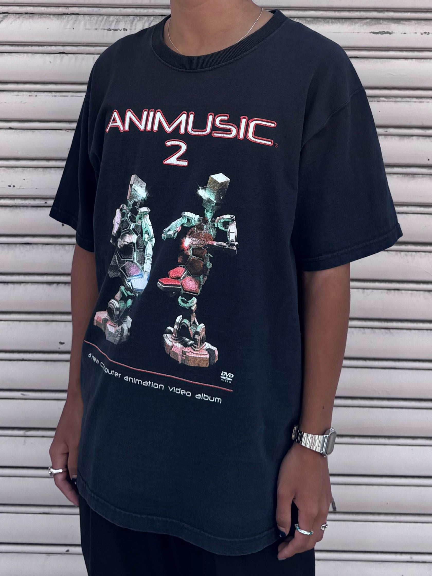 00's ANIMUSIC2「computer animated music」Tシャツ