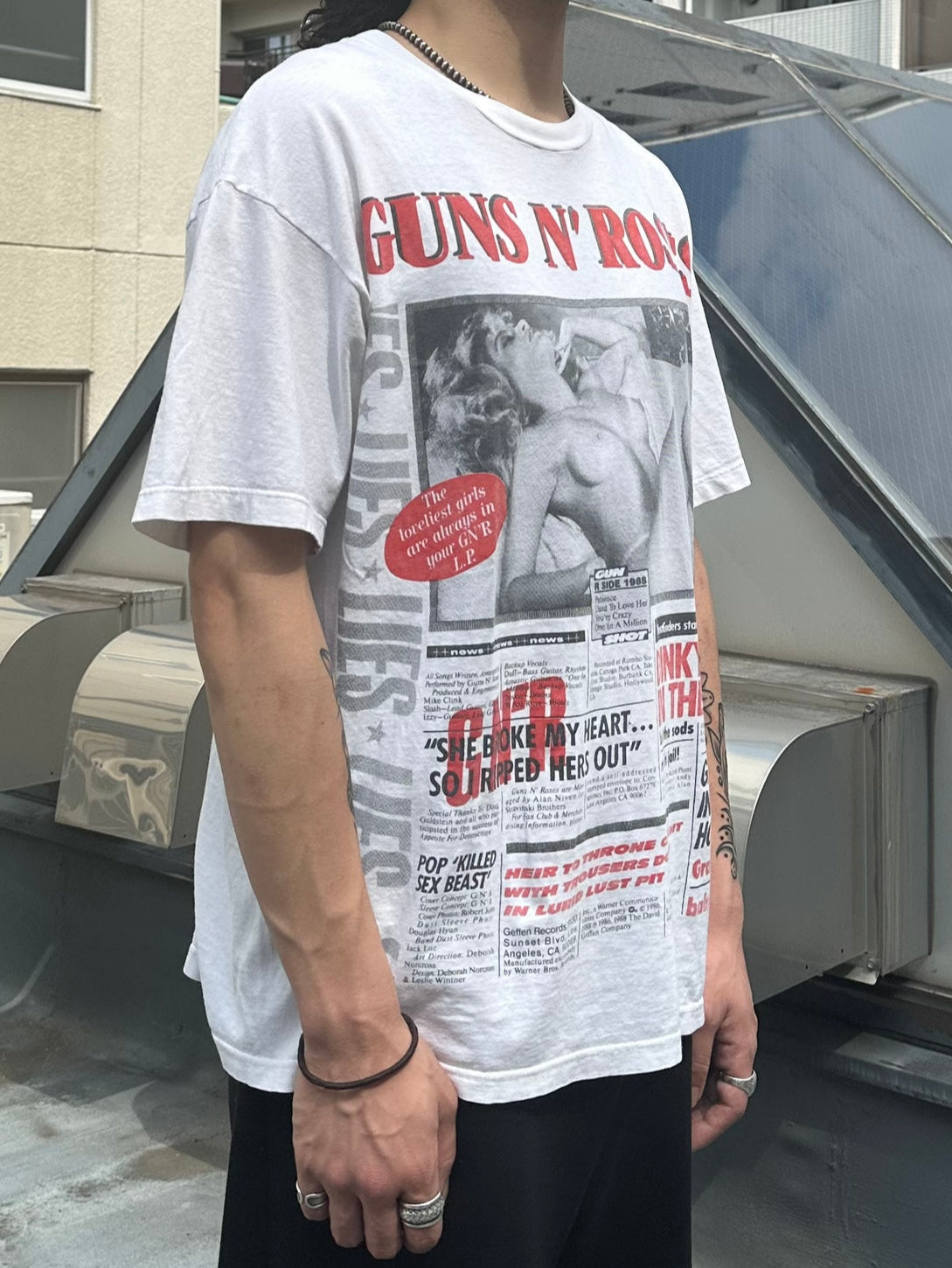 90's GUNS N' ROSES 「LIES」バンドTシャツ