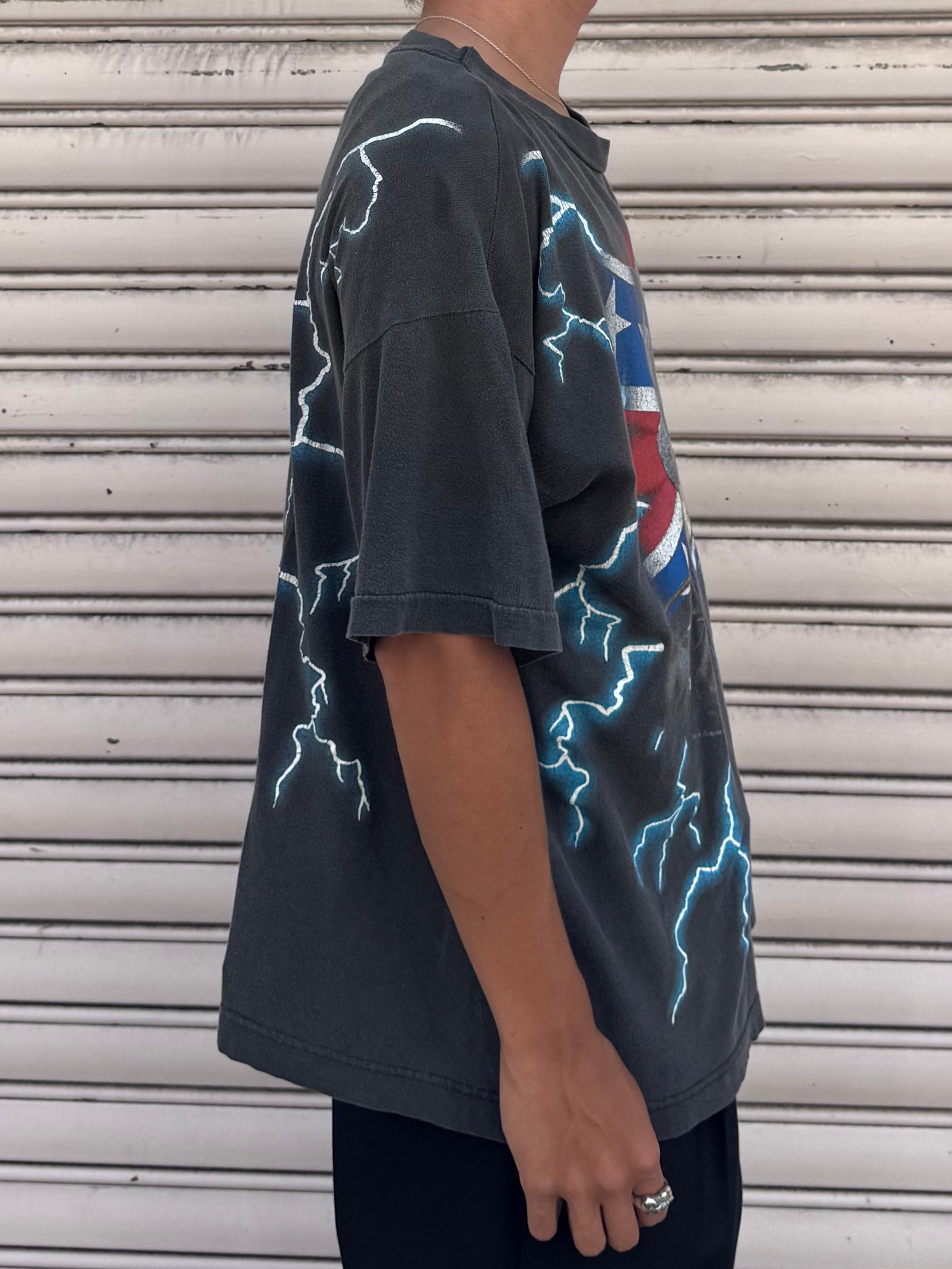 90’s AMERICAN THUNDER「スカルカウボーイ」Tシャツ