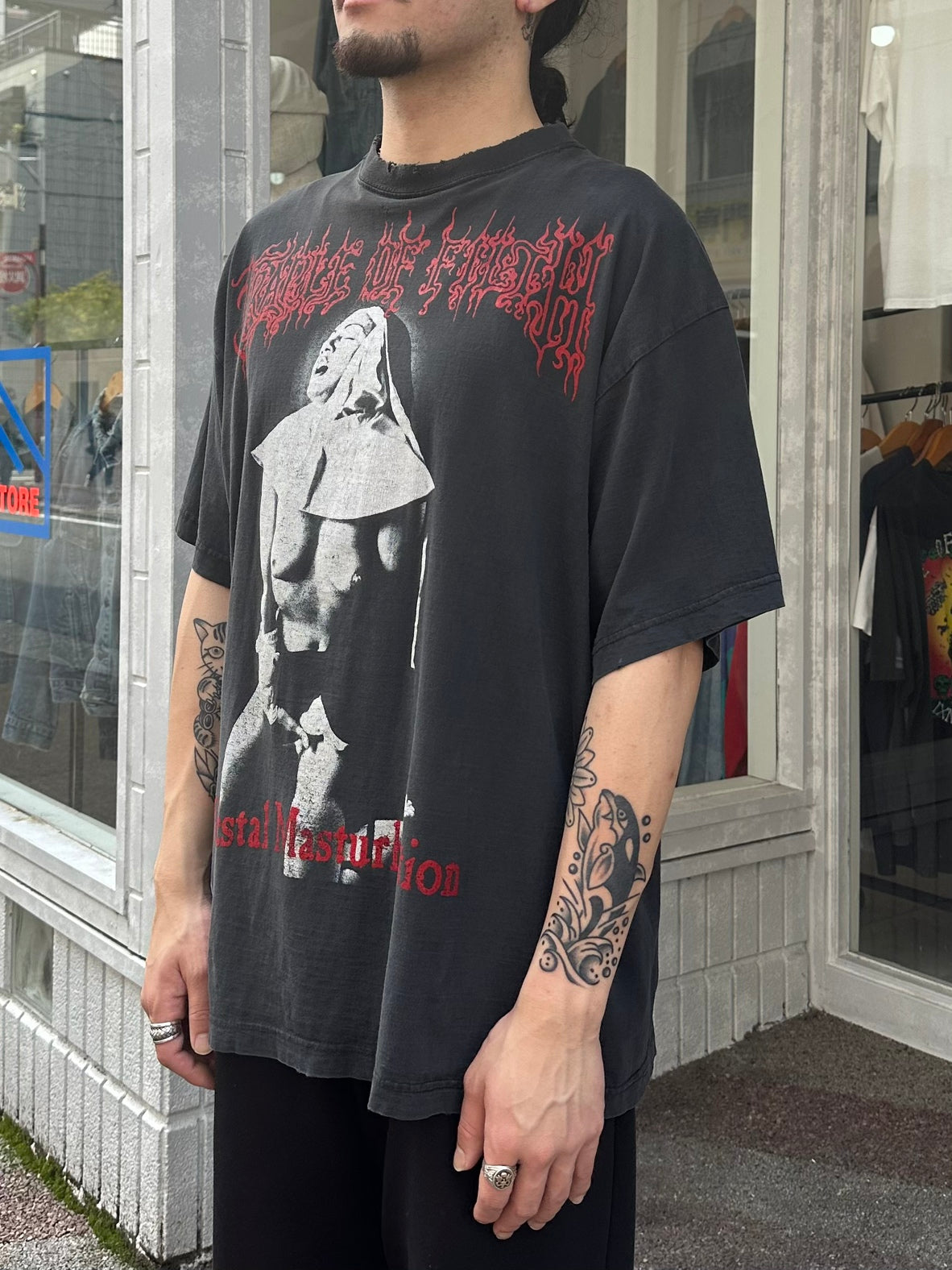90's CLADLE OF FILTH 「vestal masturbation」バンドTシャツ