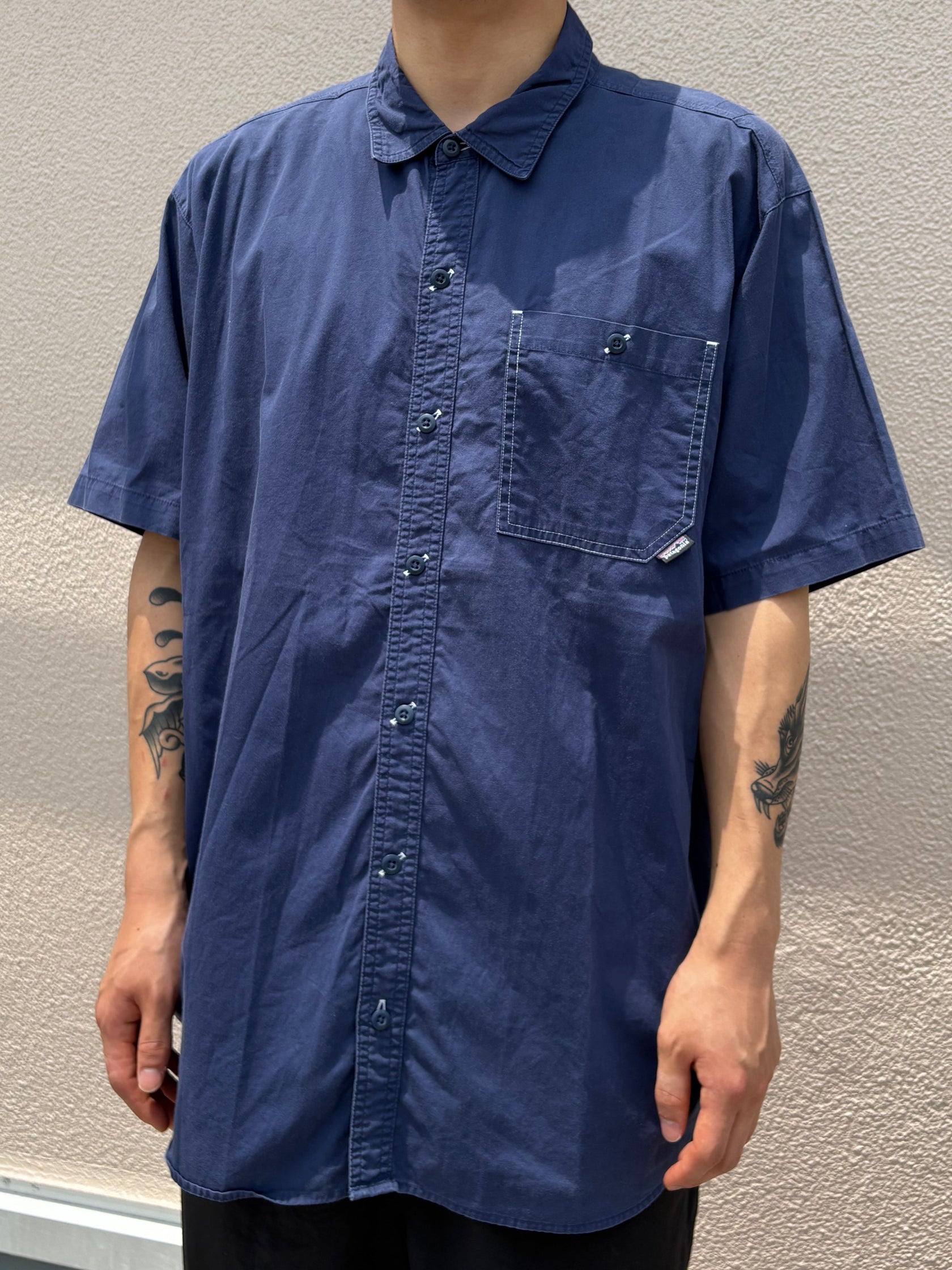 00's PATAGONIA「Cotton Shirt」半袖シャツ