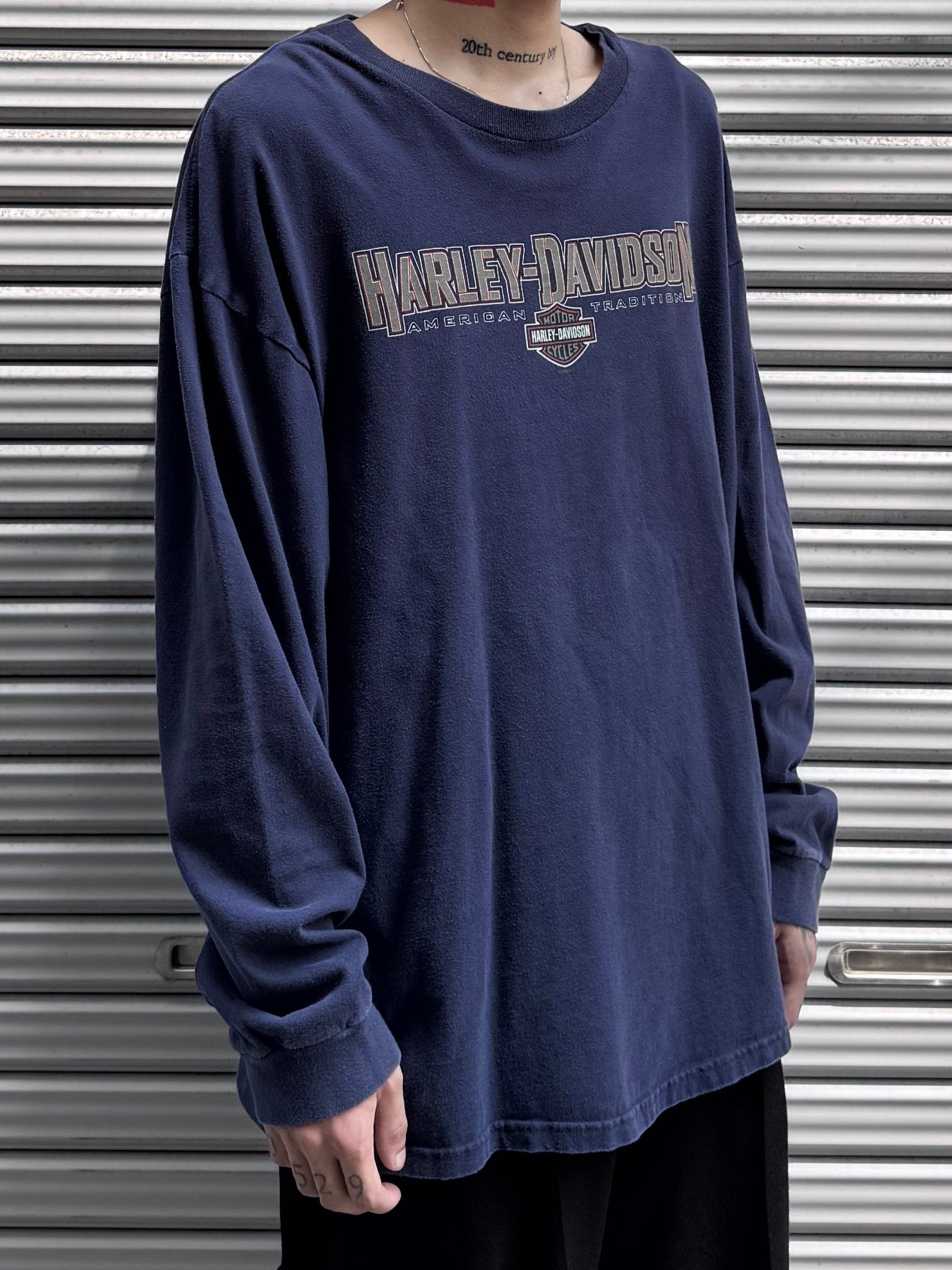 00's Harley Davidson「INDIANAPOLIS」ハーレーTシャツ