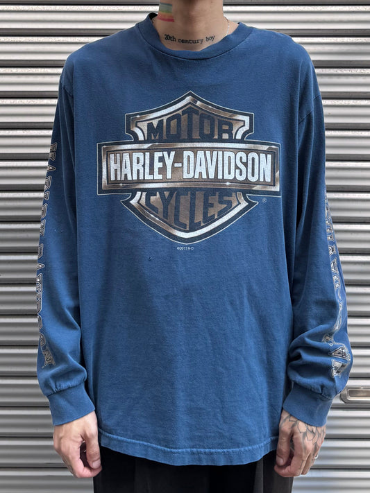 00's Harley Davidson「Bar&Shield」ハーレーTシャツ