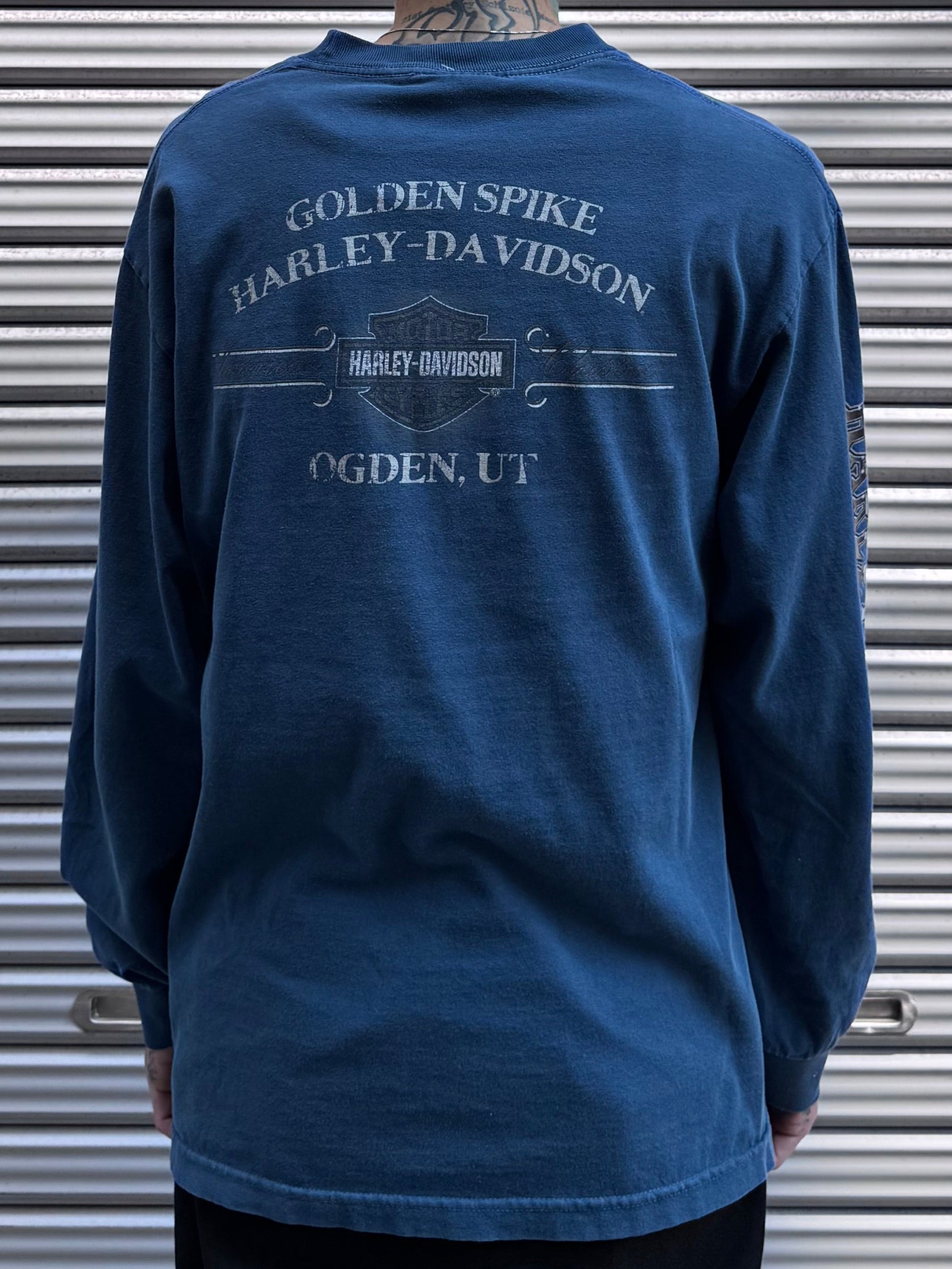 00's Harley Davidson「Bar&Shield」ハーレーTシャツ