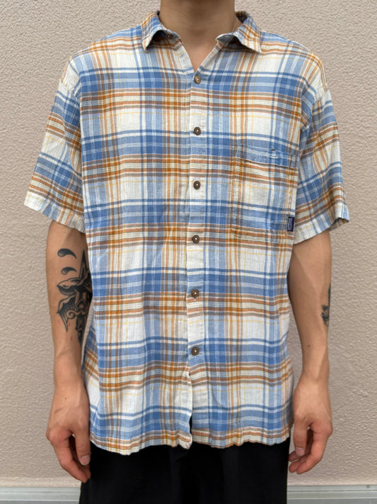 00's PATAGONIA「A/C Seersucker Shirt」半袖シャツ