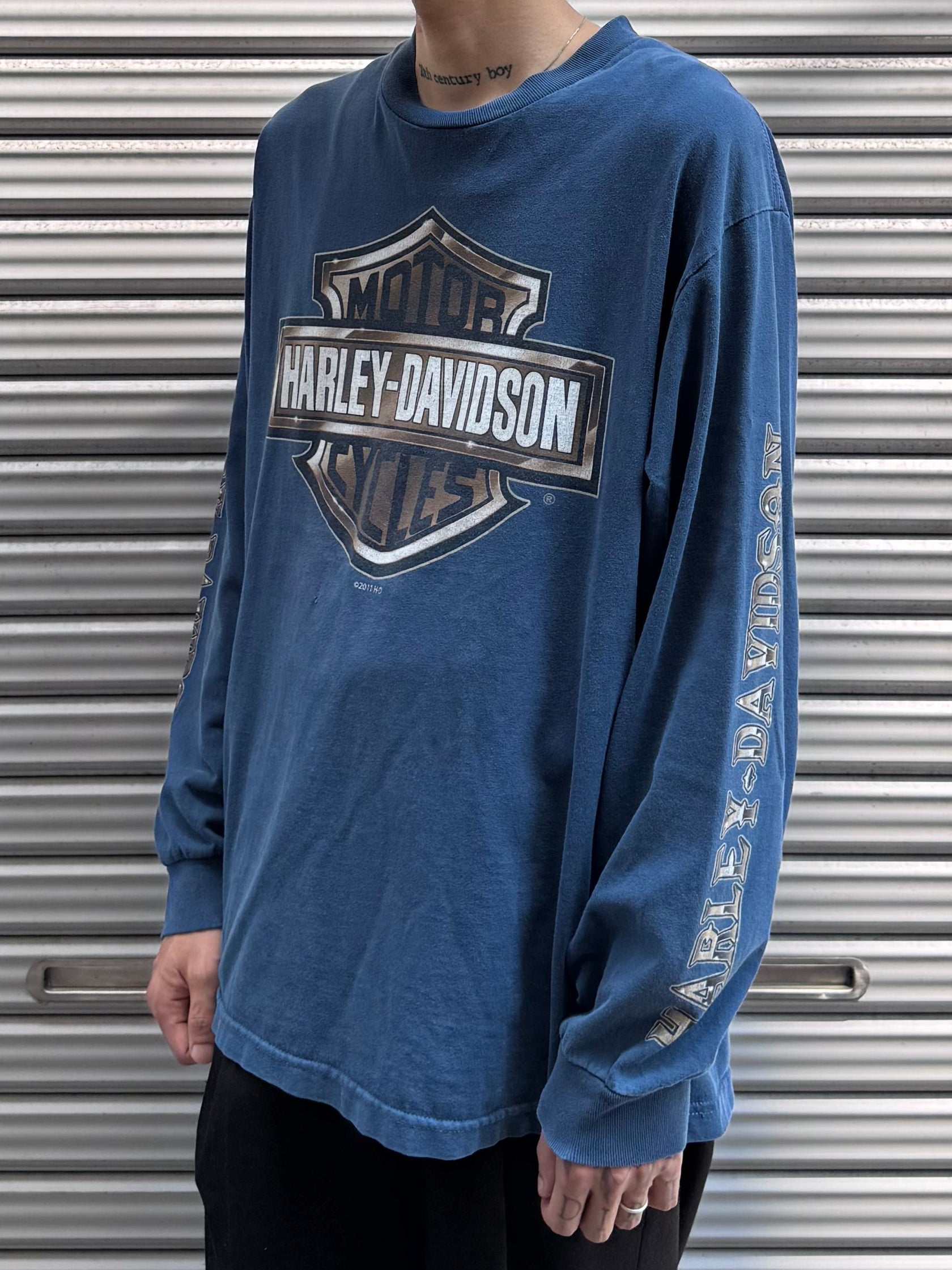 00's Harley Davidson「Bar&Shield」ハーレーTシャツ