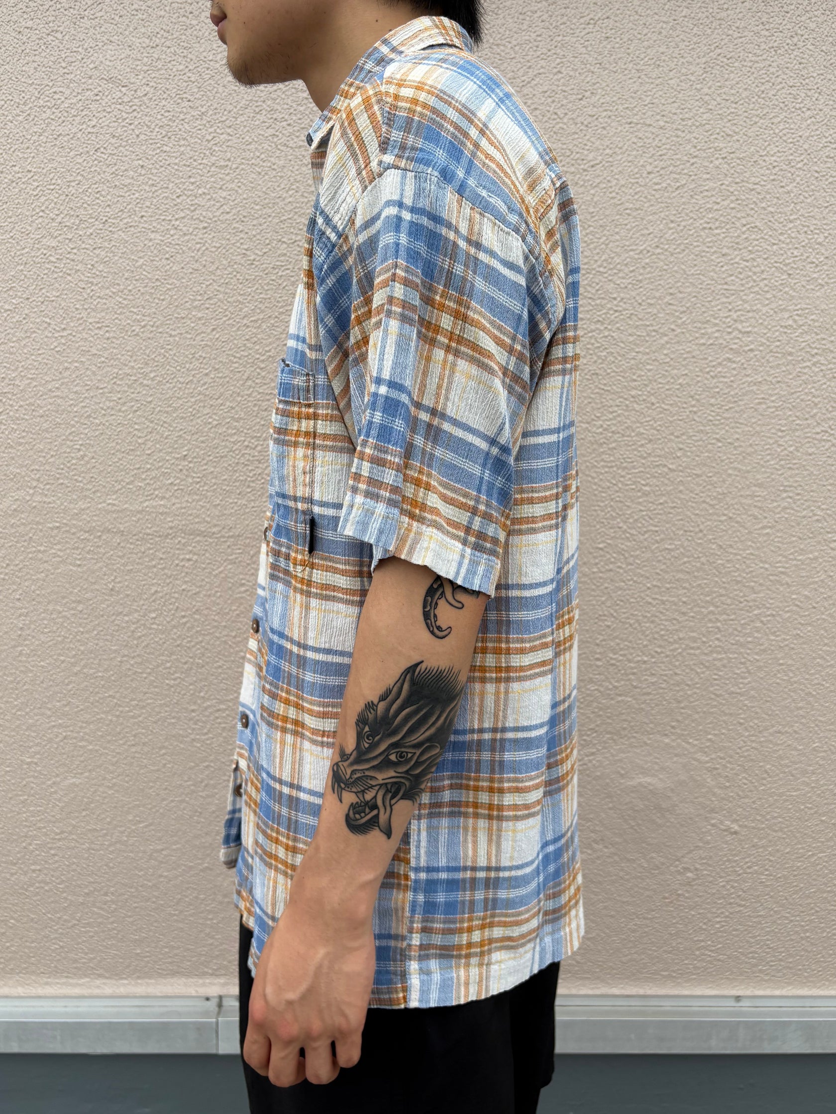 00's PATAGONIA「A/C Seersucker Shirt」半袖シャツ