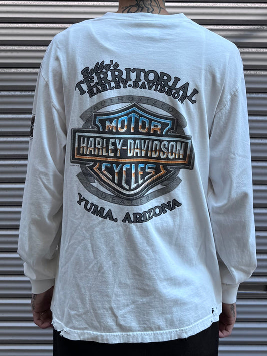 00's Harley Davidson「Bar&Shield」ハーレーTシャツ