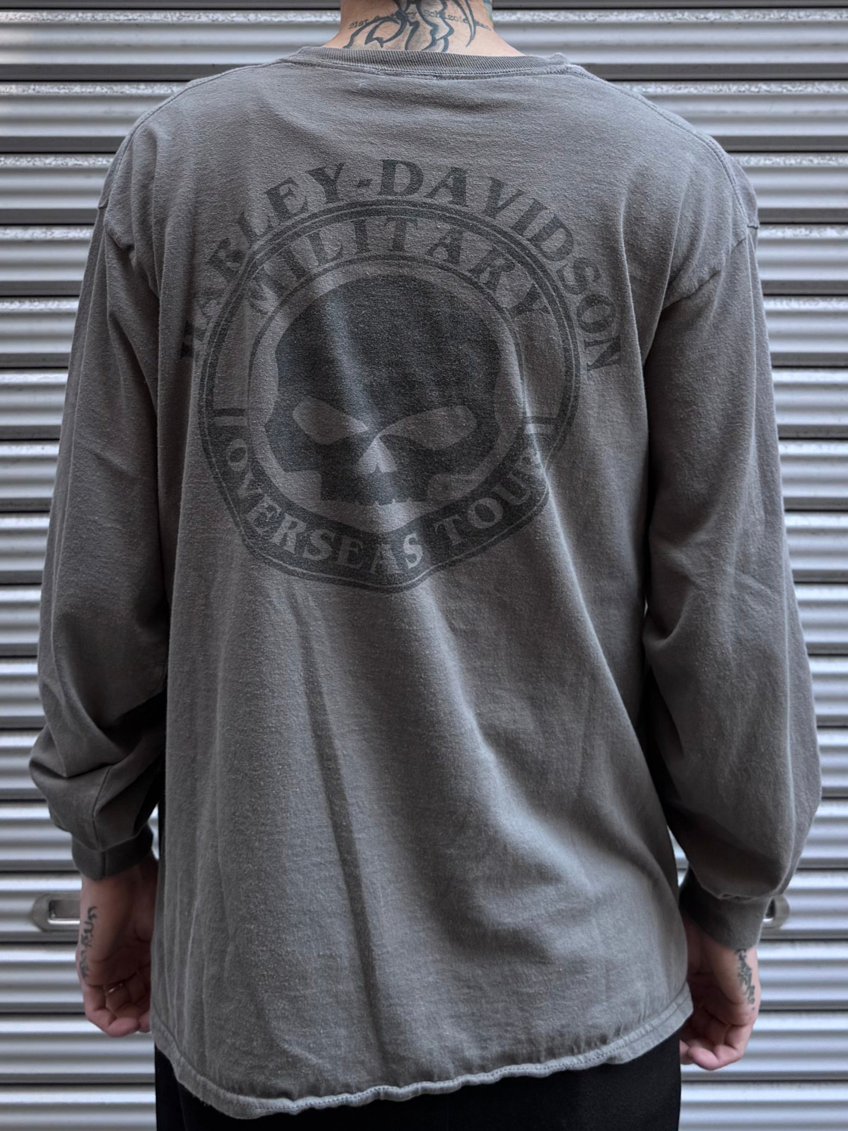 00's Harley Davidson「engine」ハーレーTシャツ