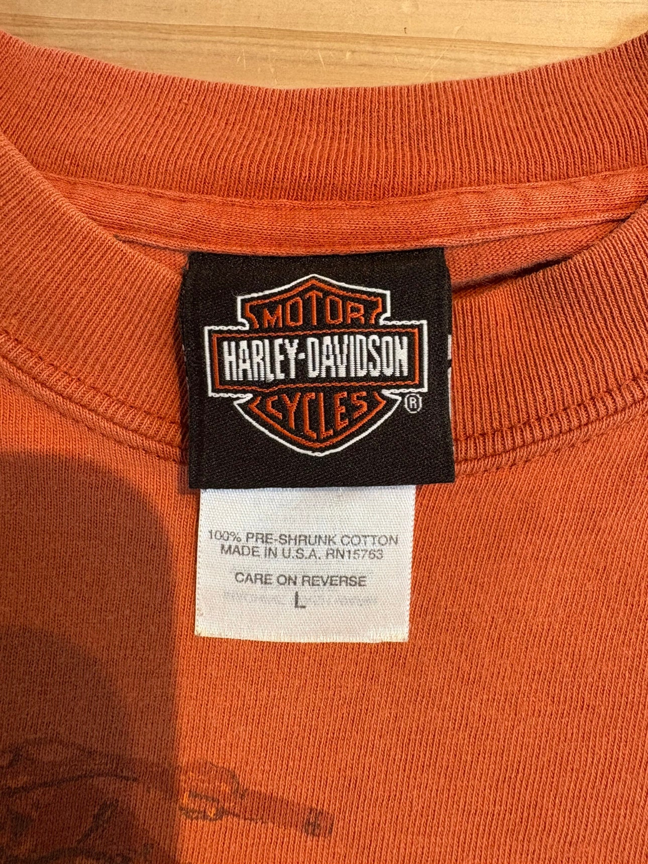 00's HARLEY-DAVIDSON「Space Coast Florida」USA製 ハーレーTシャツ