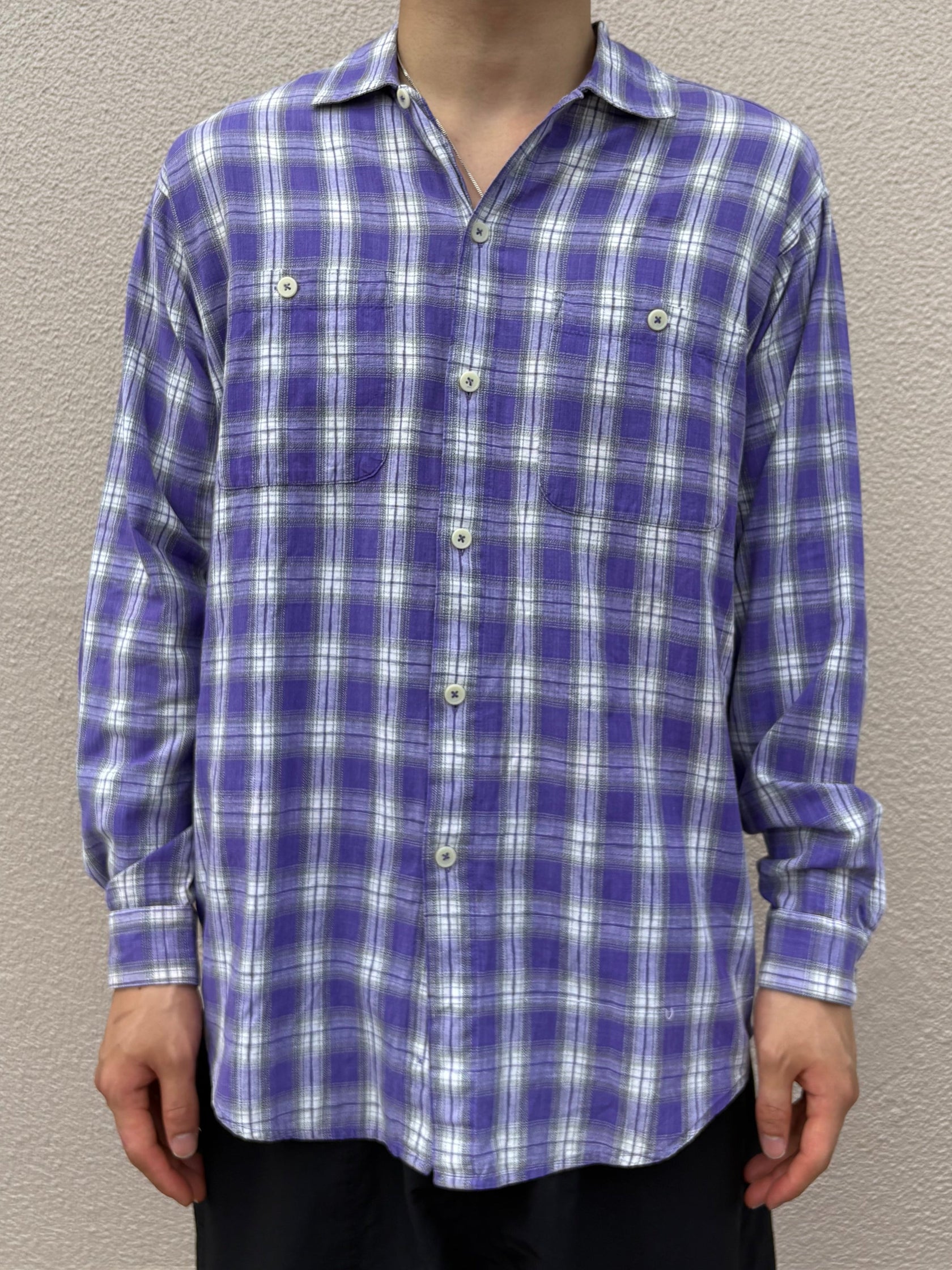 90's PATAGONIA「Shadow Check Ombre Shirt」長袖シャツ