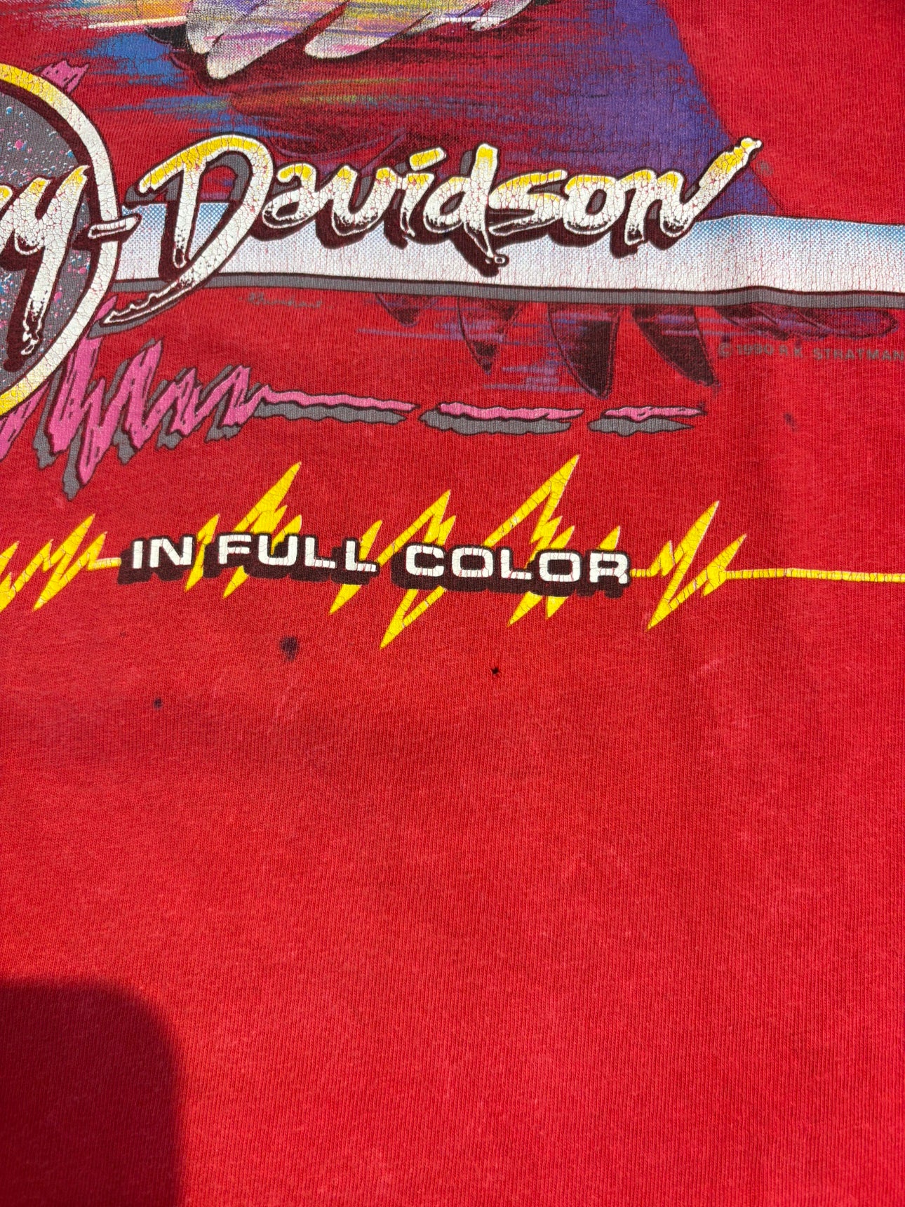 90's HARLEY-DAVIDSON「Black Hills Eagle」ハーレーTシャツ