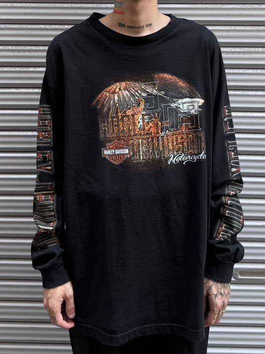 00's Harley Davidson「Eagle」ハーレーTシャツ