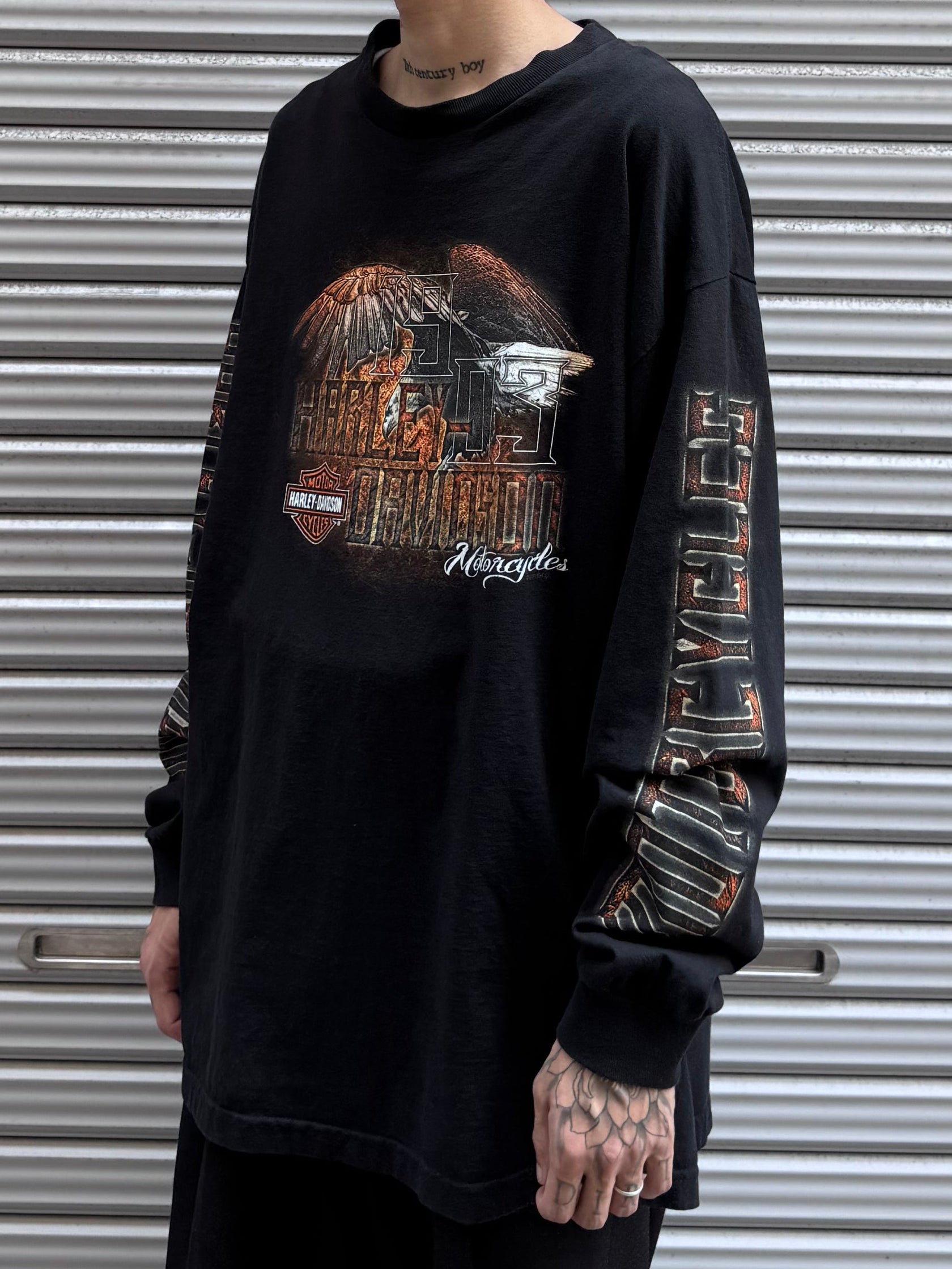 00's Harley Davidson「Eagle」ハーレーTシャツ