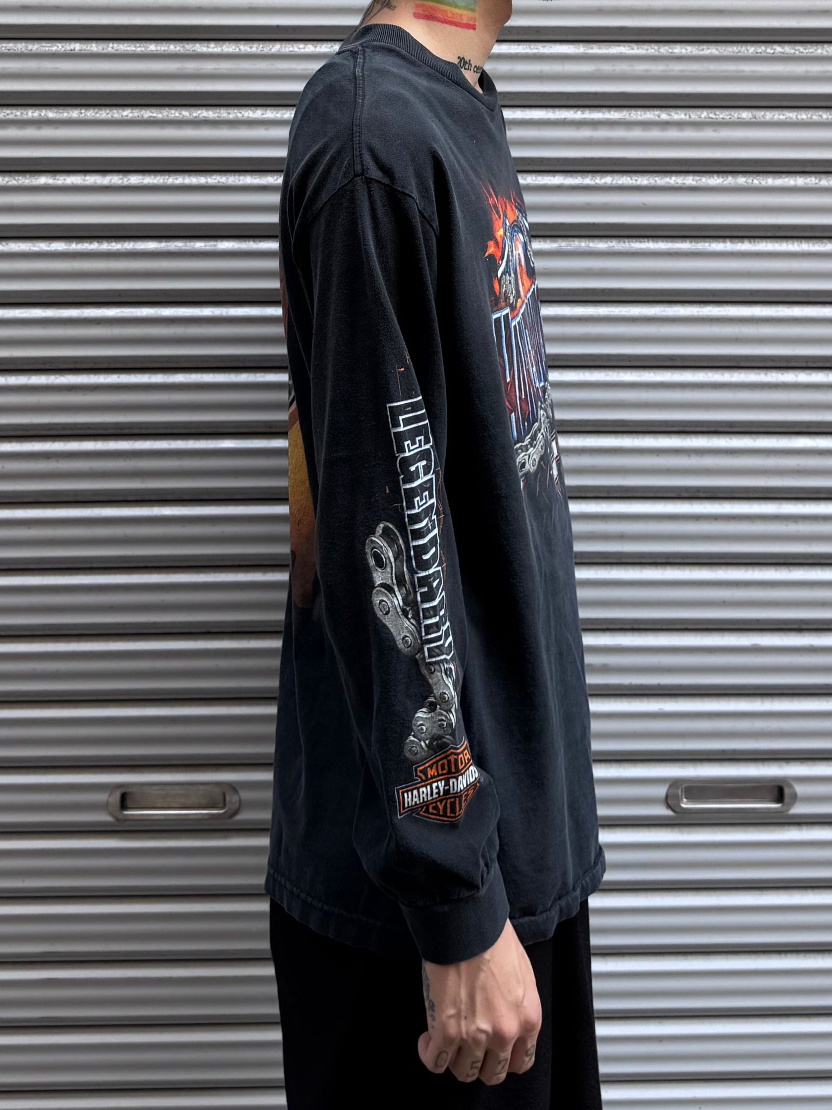 00's Harley Davidson 「M♠VERICK」ハーレーTシャツ