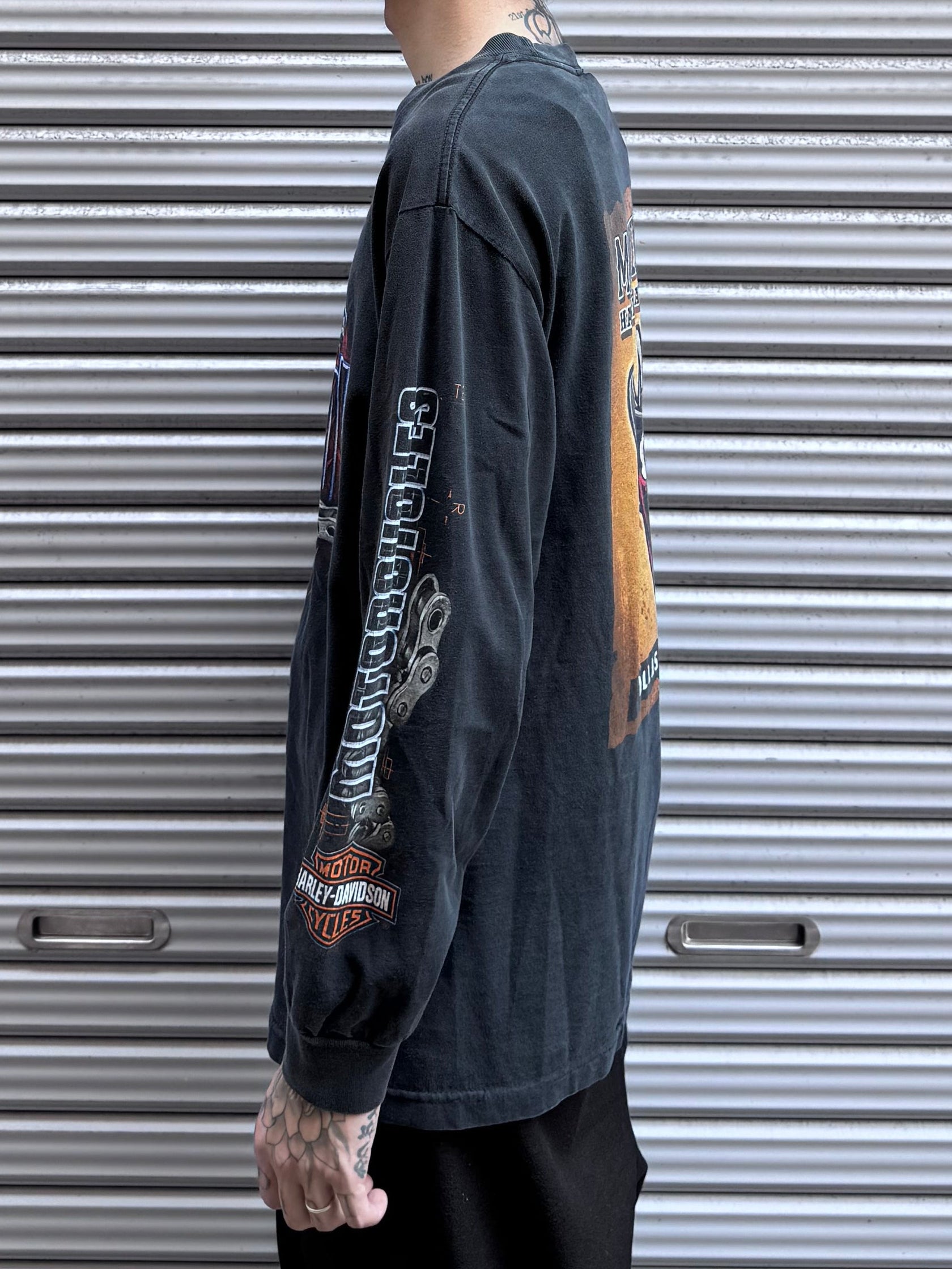 00's Harley Davidson 「M♠VERICK」ハーレーTシャツ