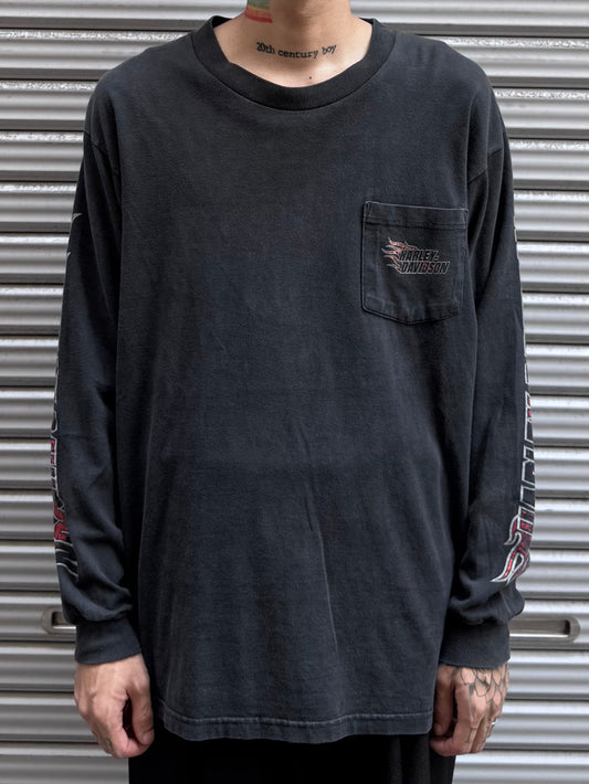 00's Harley Davidson 「BARNETT」ハーレーTシャツ