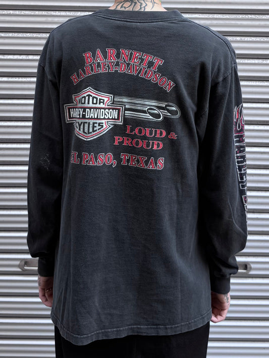00's Harley Davidson 「BARNETT」ハーレーTシャツ