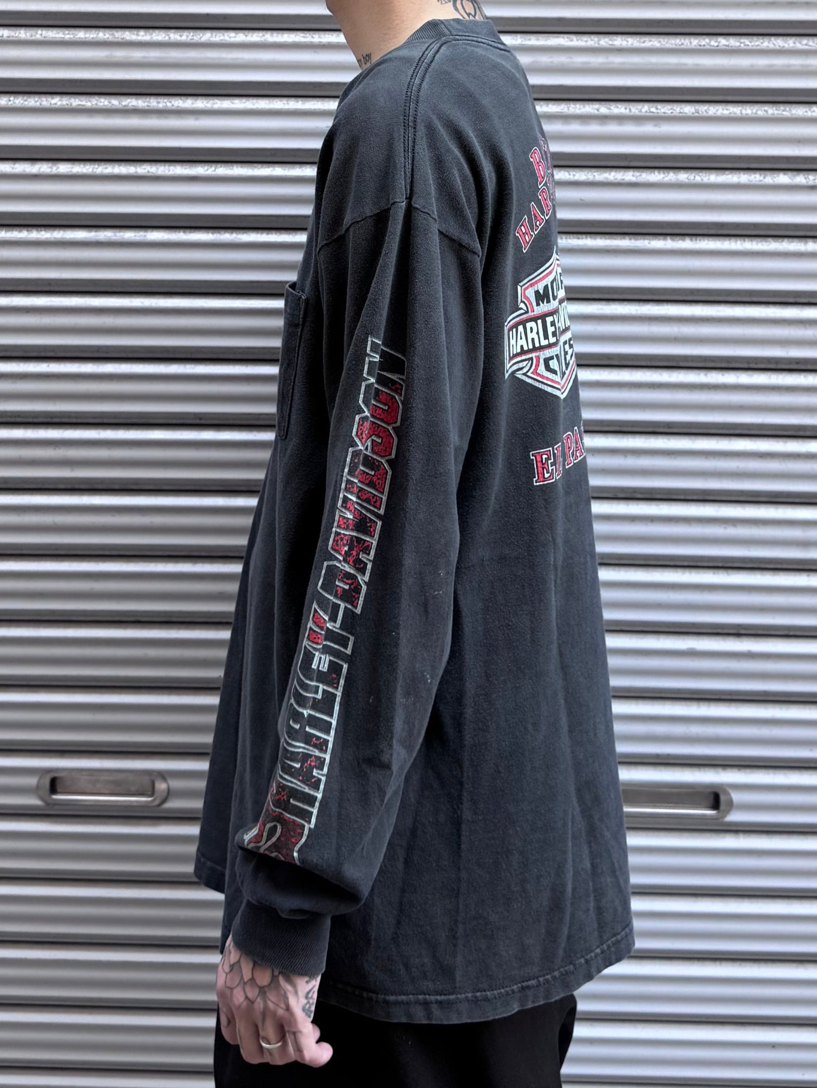 00's Harley Davidson 「BARNETT」ハーレーTシャツ