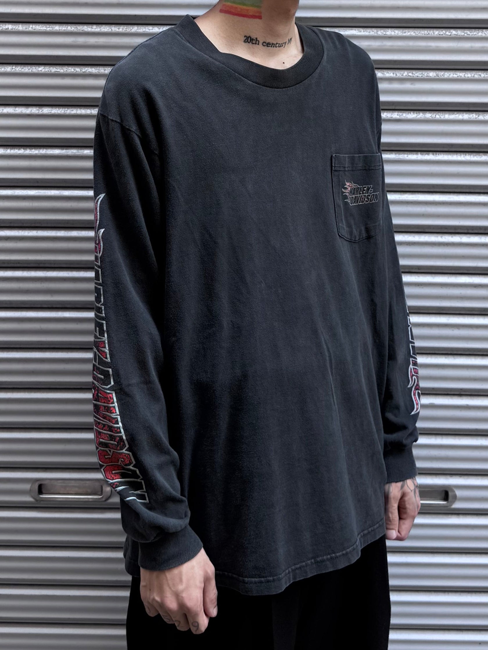 00's Harley Davidson 「BARNETT」ハーレーTシャツ