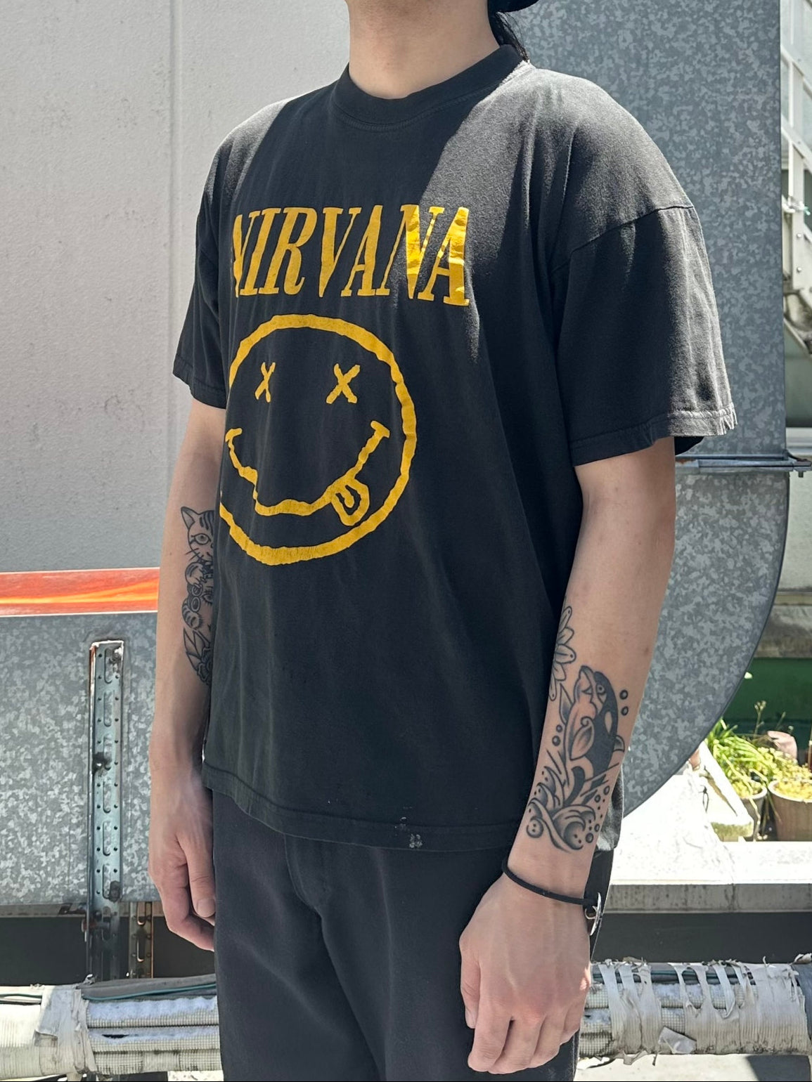00's NIRVANA 「SMILE」バンドTシャツ