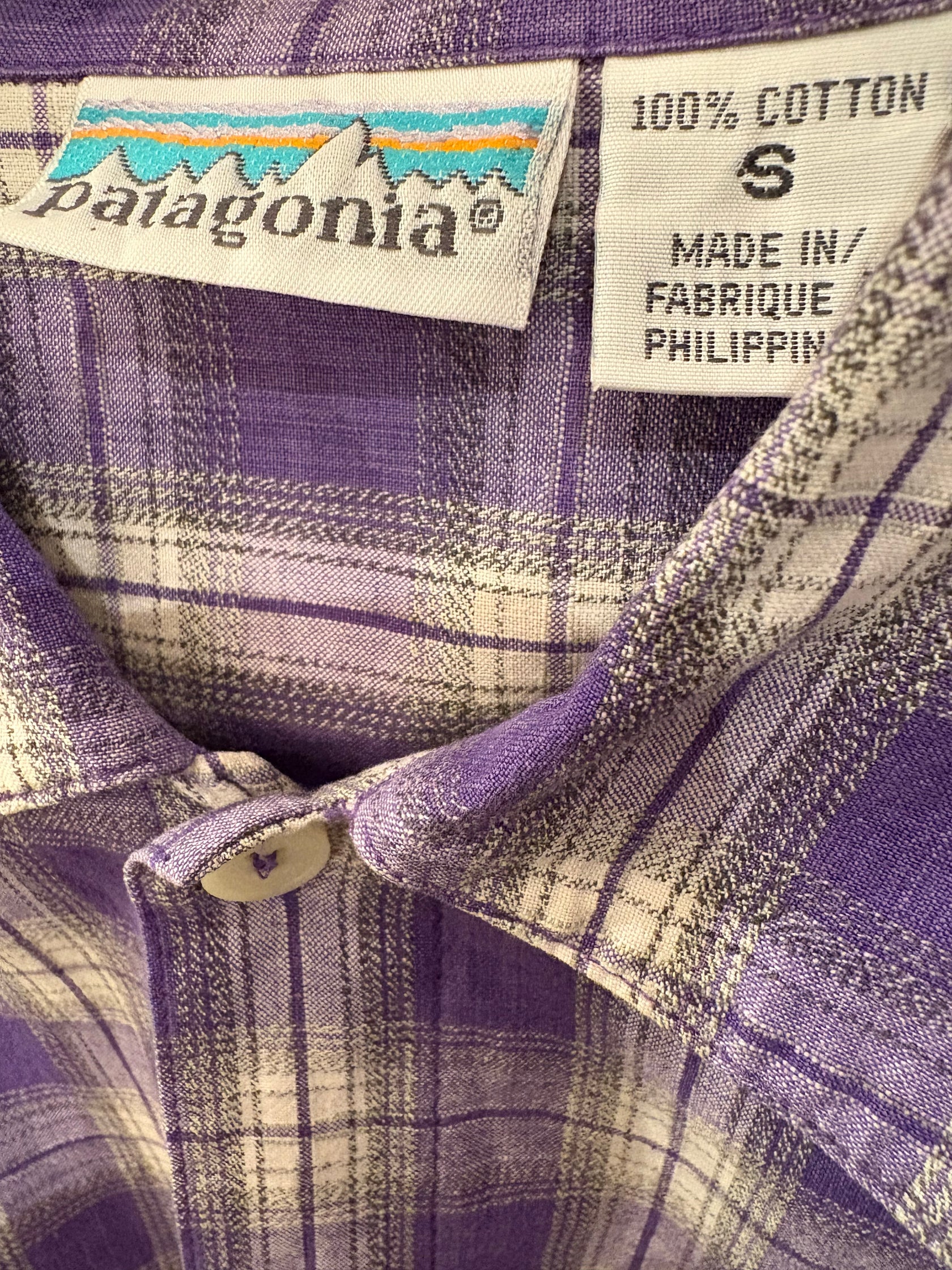 90's PATAGONIA「Shadow Check Ombre Shirt」長袖シャツ