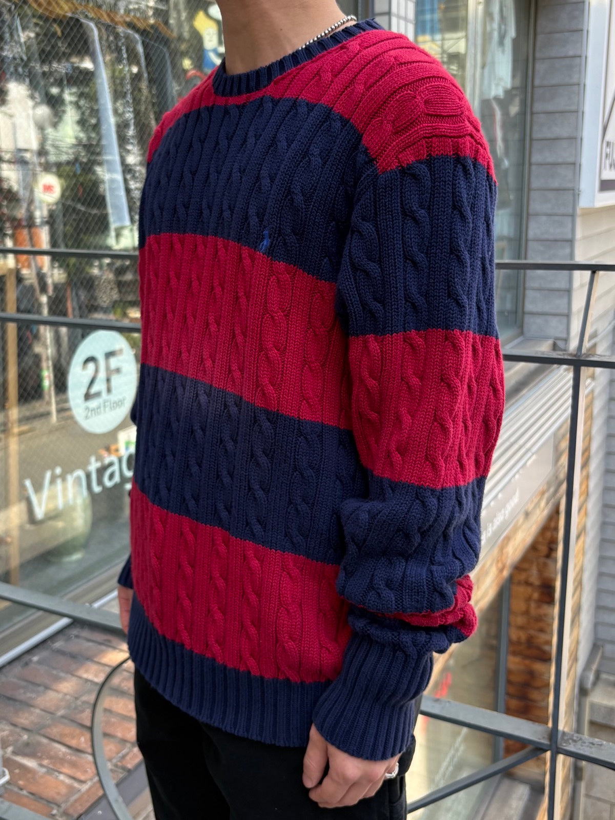 90's~00's「RALPH LAUREN」ワンポイントニット