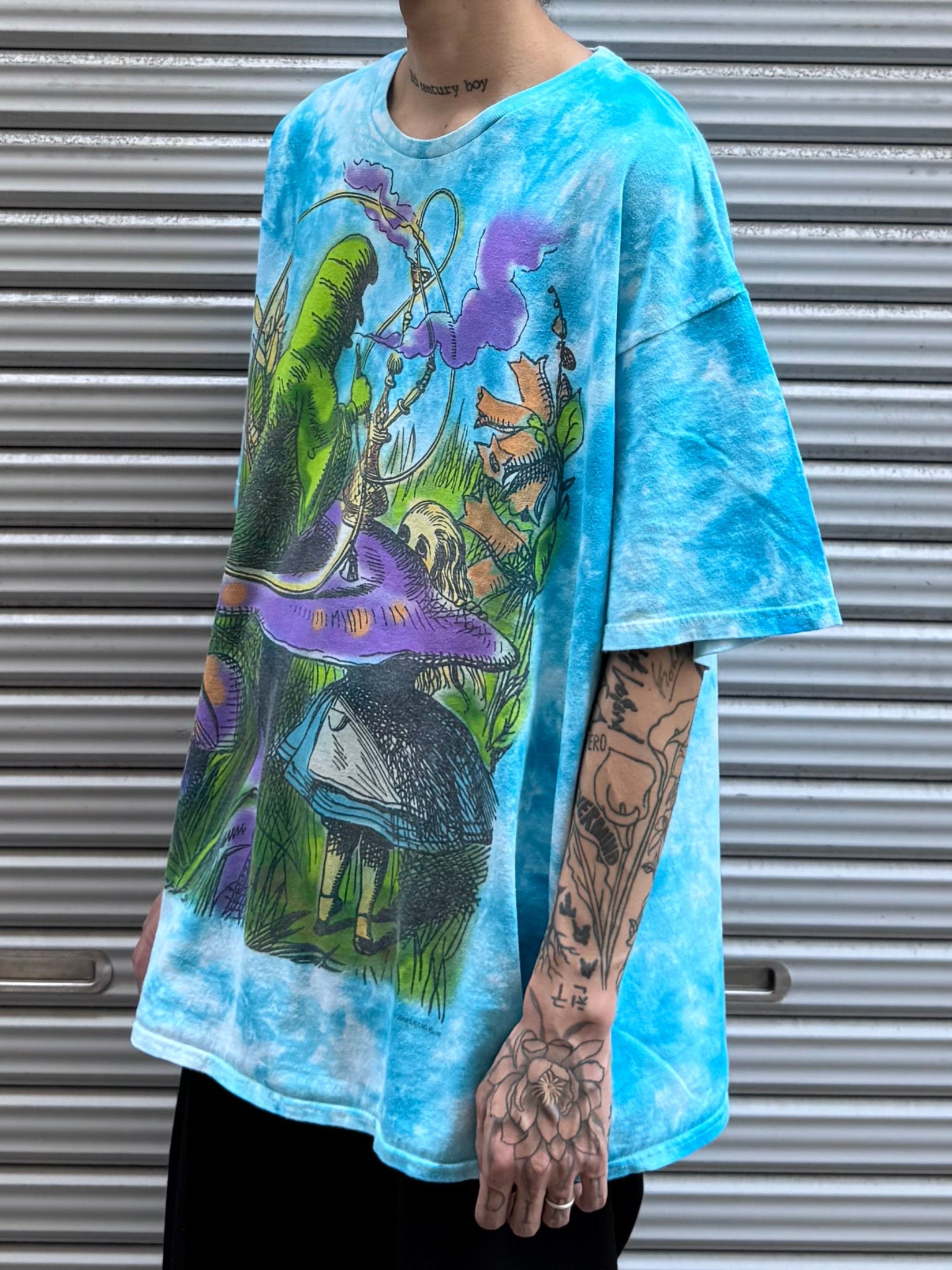 00's DELTA PRO WEIGHT 「Alice in wonderland」 タイダイTシャツ
