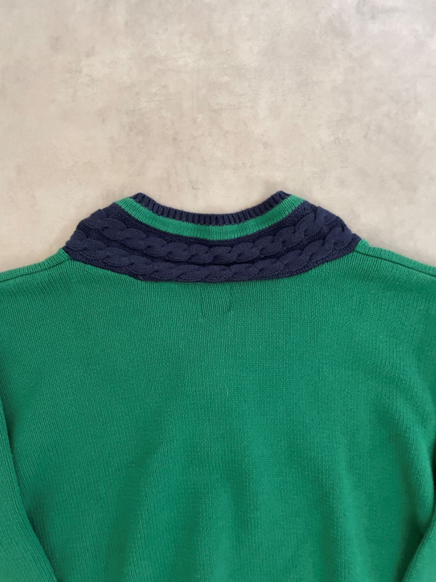 90's「OLD GAP」Vネック コットンニット