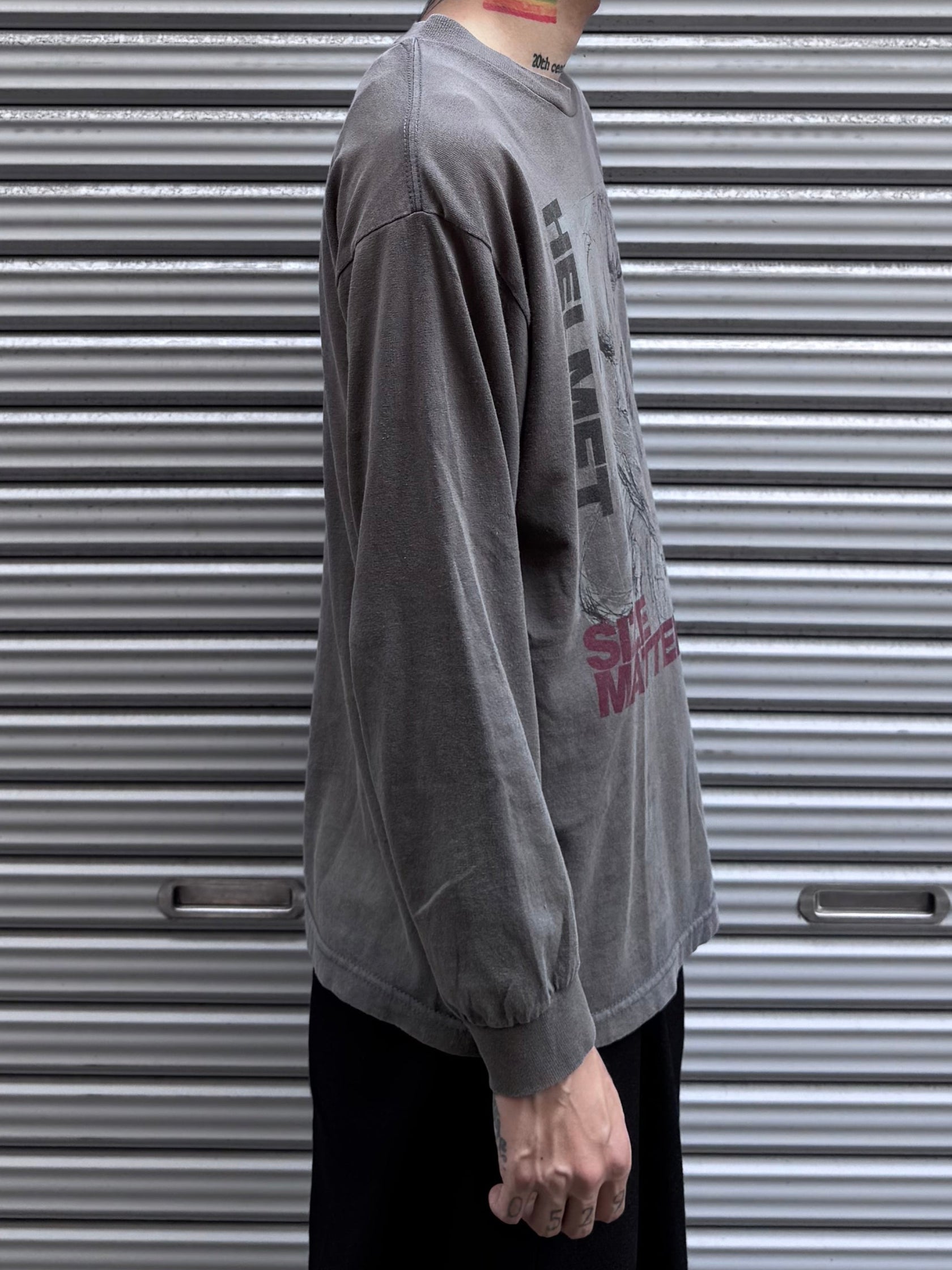 00’s HELMET 「SIZE MATTERS」バンドTシャツ