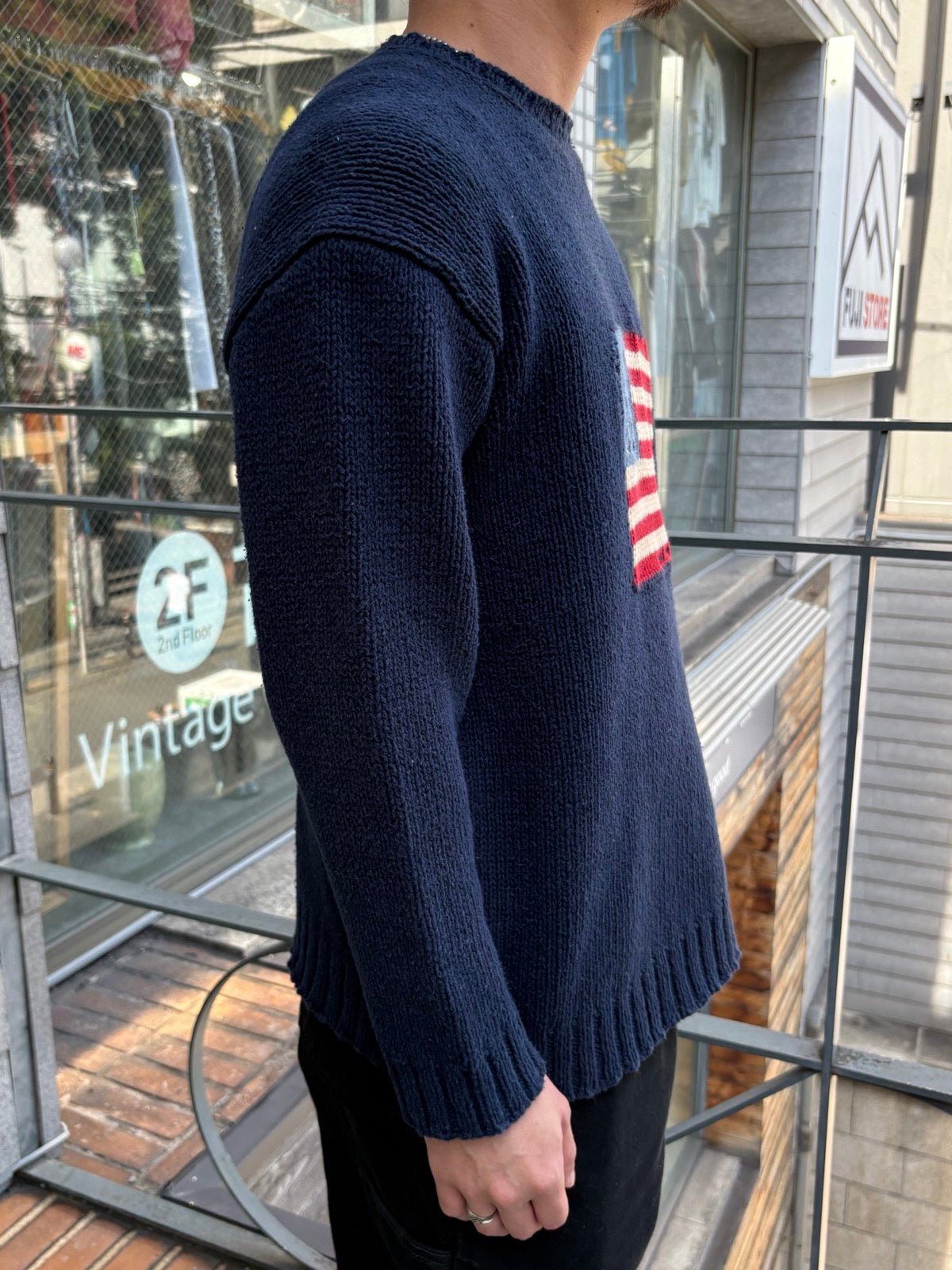 90's「RALPH LAUREN」コットンニット