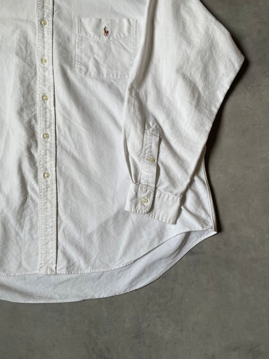 90’s RALPH LAUREN 「BIG SHIRT」ボタンダウン オックスフォードシャツ