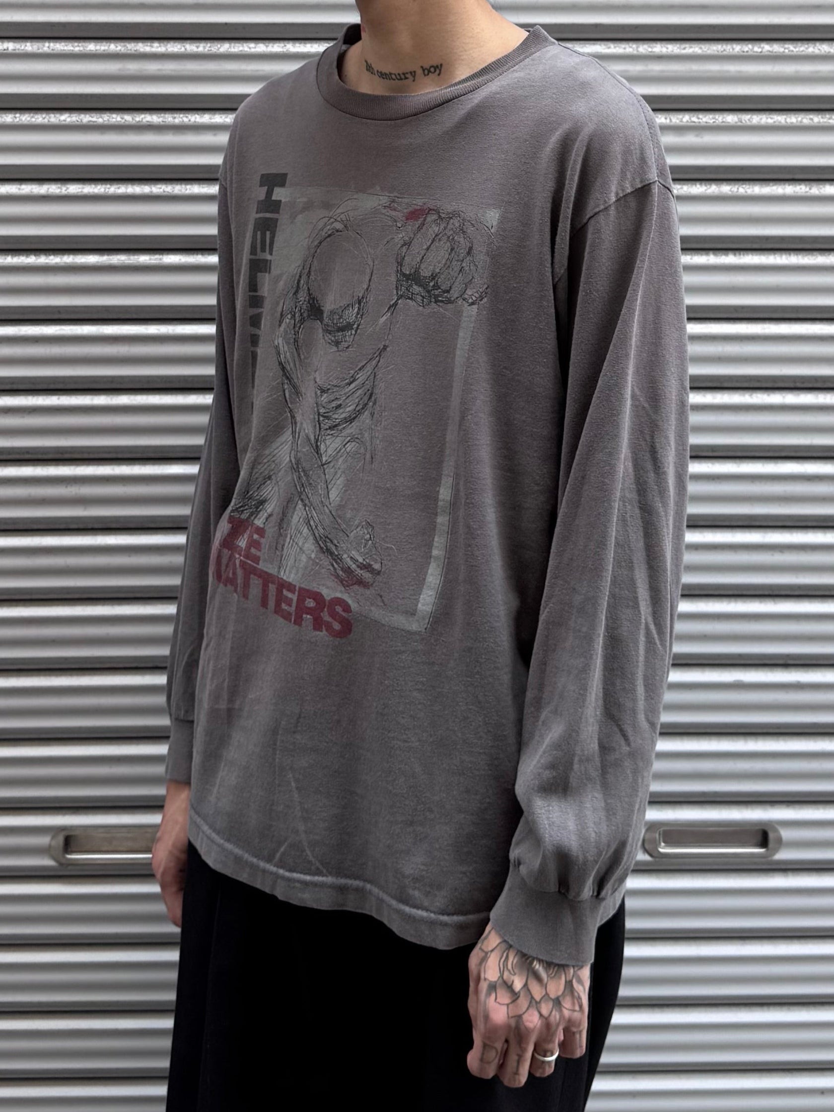 00’s HELMET 「SIZE MATTERS」バンドTシャツ