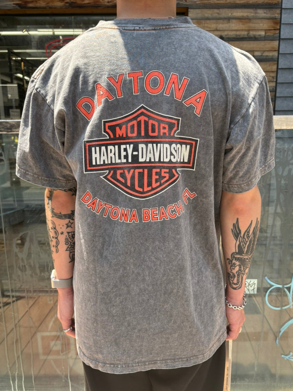 00's HARLEY-DAVIDSON「DAYTONA BEACH」USA製 ハーレーTシャツ