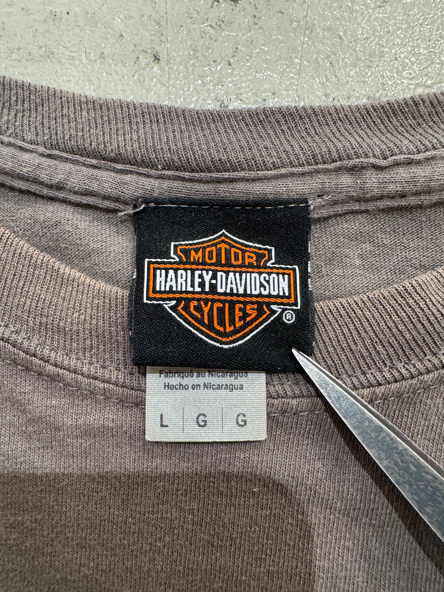 00's Harley Davidson「engine」ハーレーTシャツ