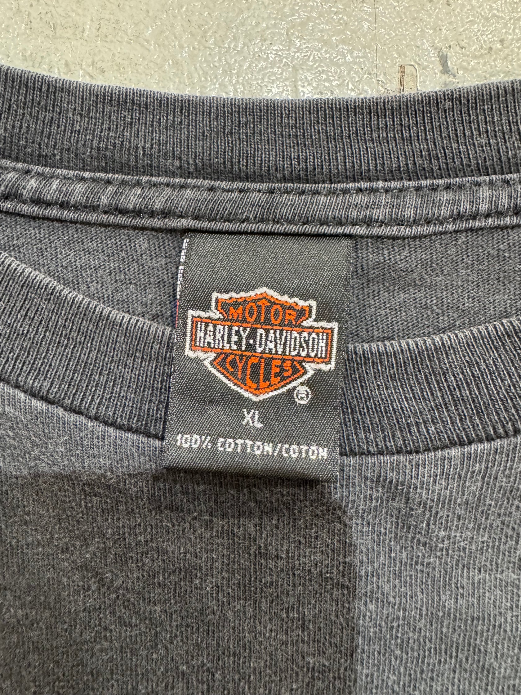 00's Harley Davidson 「Aces&Eights」ハーレーTシャツ