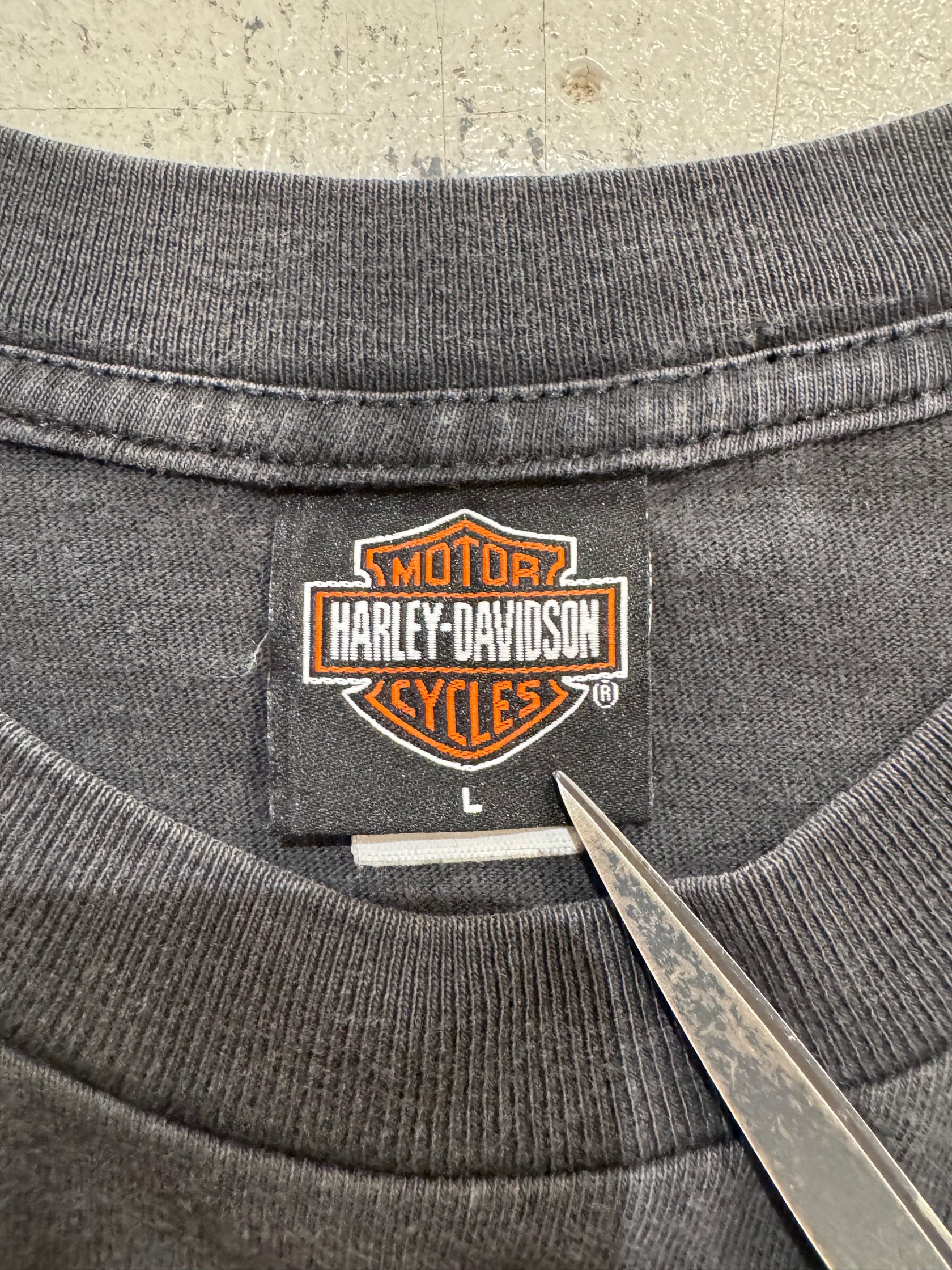 00's Harley Davidson 「BARNETT」ハーレーTシャツ