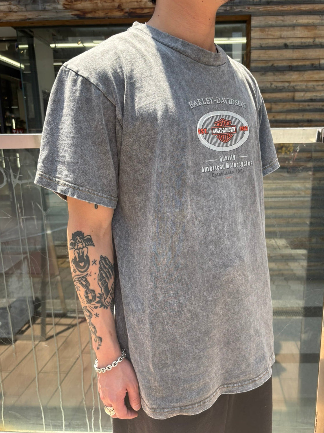 00's HARLEY-DAVIDSON「DAYTONA BEACH」USA製 ハーレーTシャツ