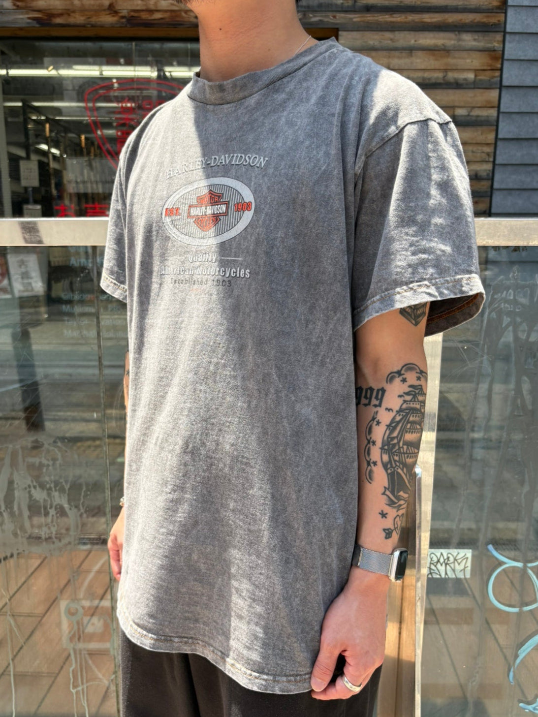 00's HARLEY-DAVIDSON「DAYTONA BEACH」USA製 ハーレーTシャツ