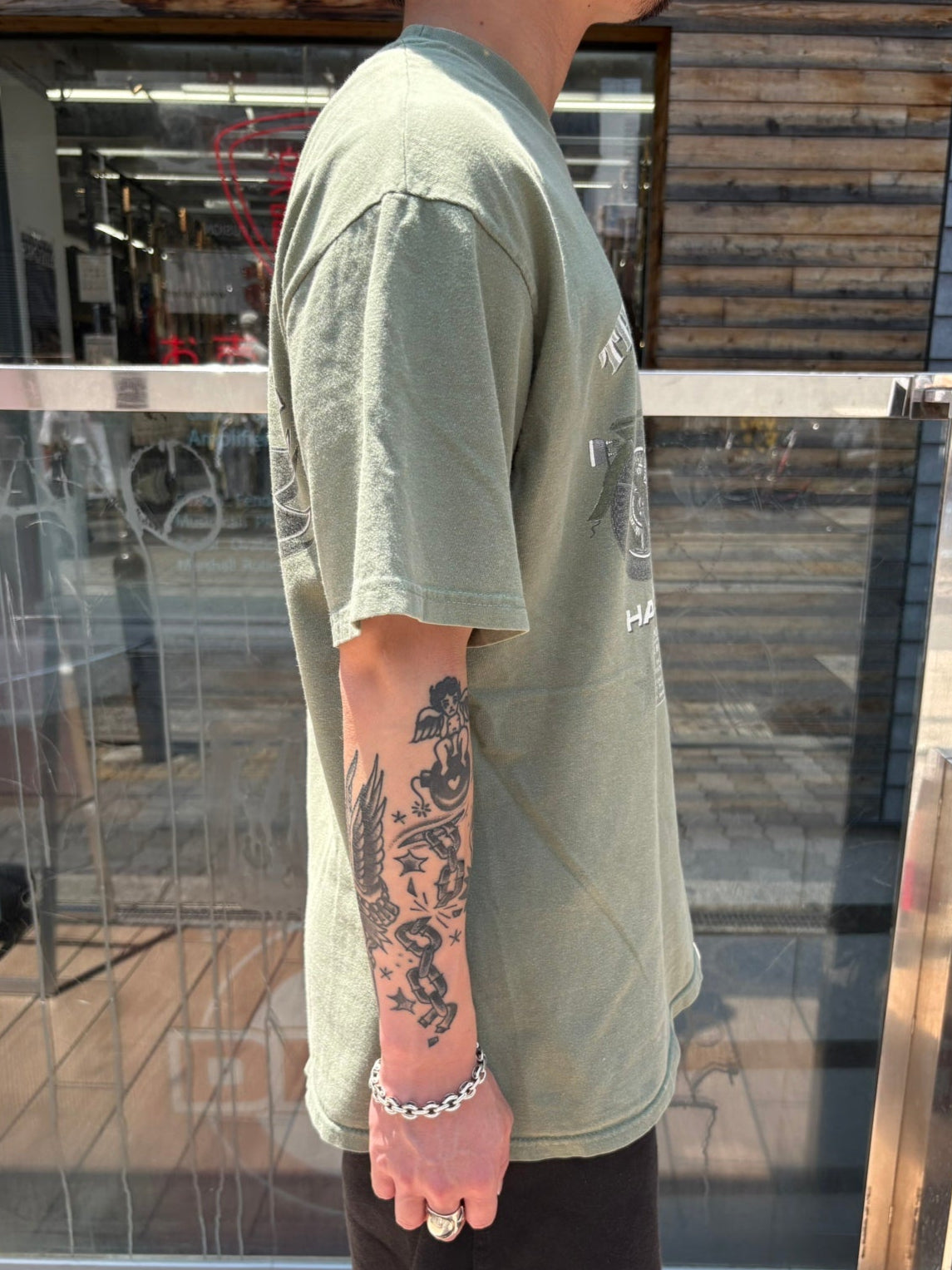 00's HARLEY-DAVIDSON「WLA-45 Motorcycle」USA製 ハーレーTシャツ