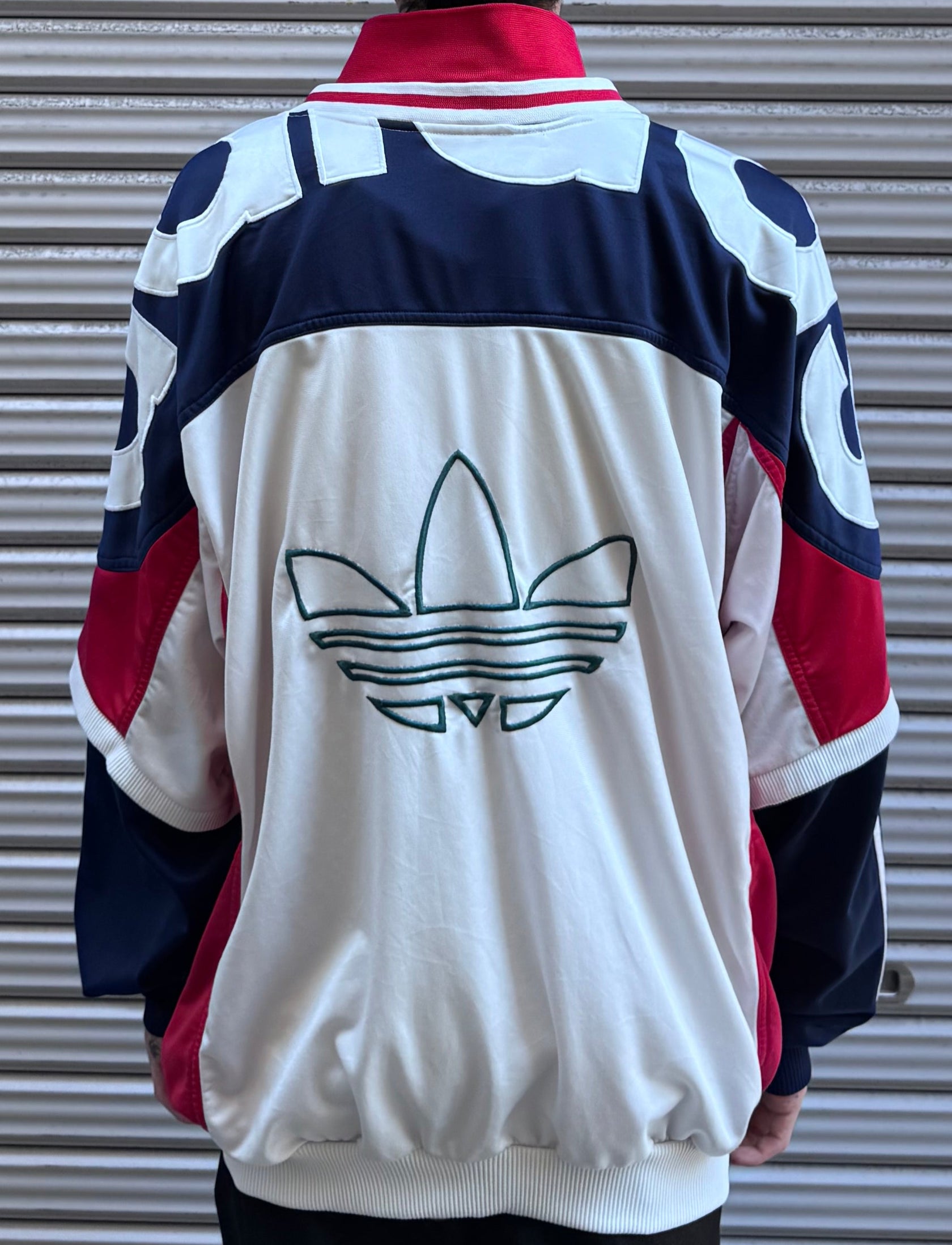90's adidas「trefoil」トラックジャケット