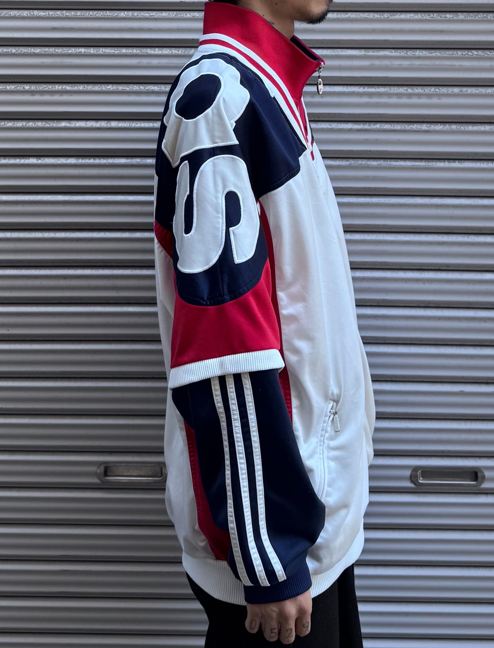 90's adidas「trefoil」トラックジャケット