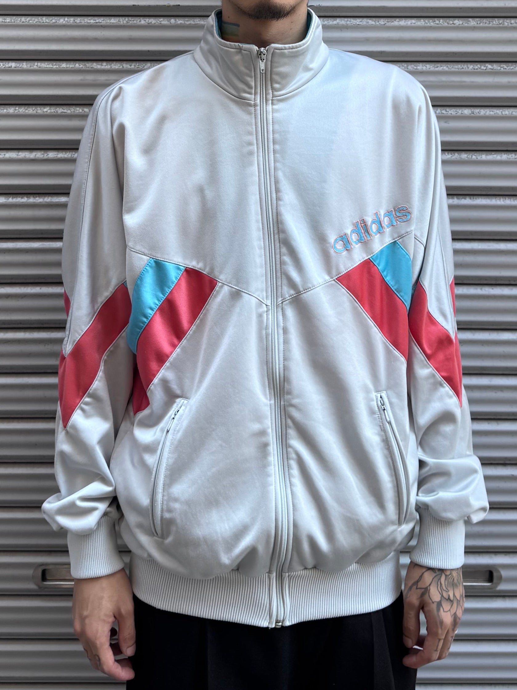 80's adidas「万国旗タグ」トラックジャケット