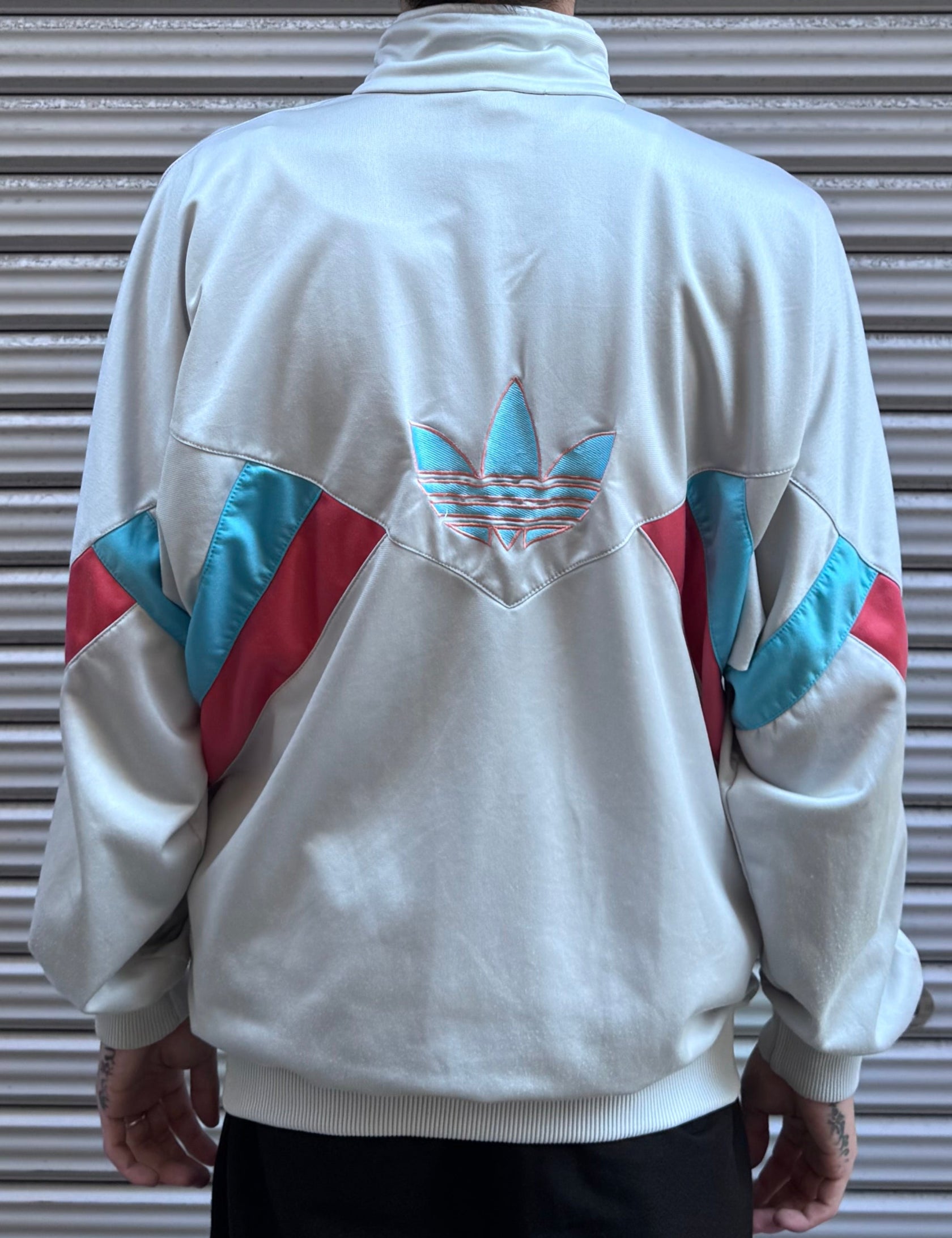80's adidas「万国旗タグ」トラックジャケット