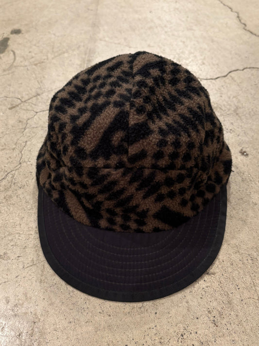 90's PATAGONIA「Winter Duckbill Cap」総柄 USA製 フリースキャップ