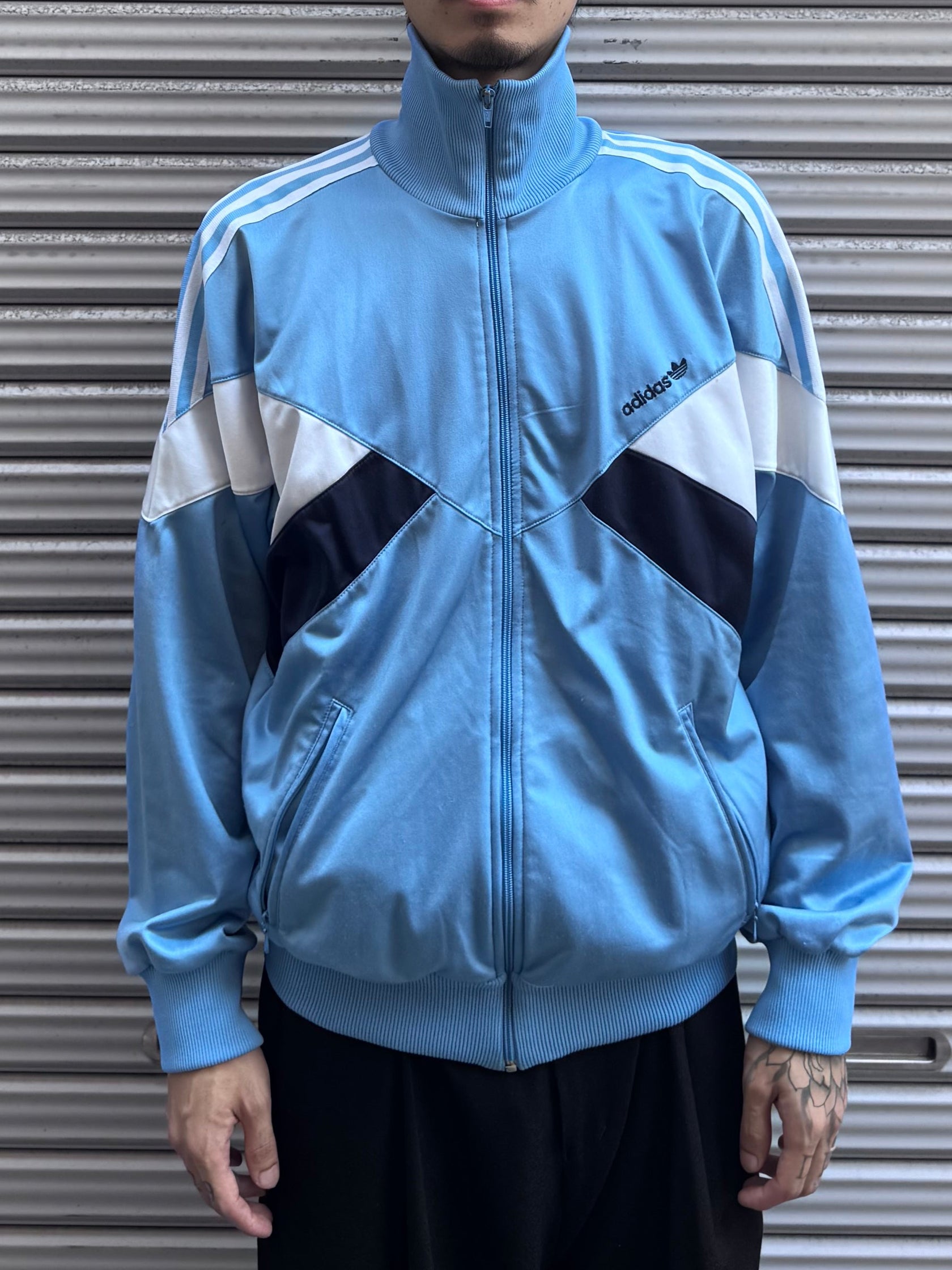 80's adidas「万国旗タグ」トラックジャケット