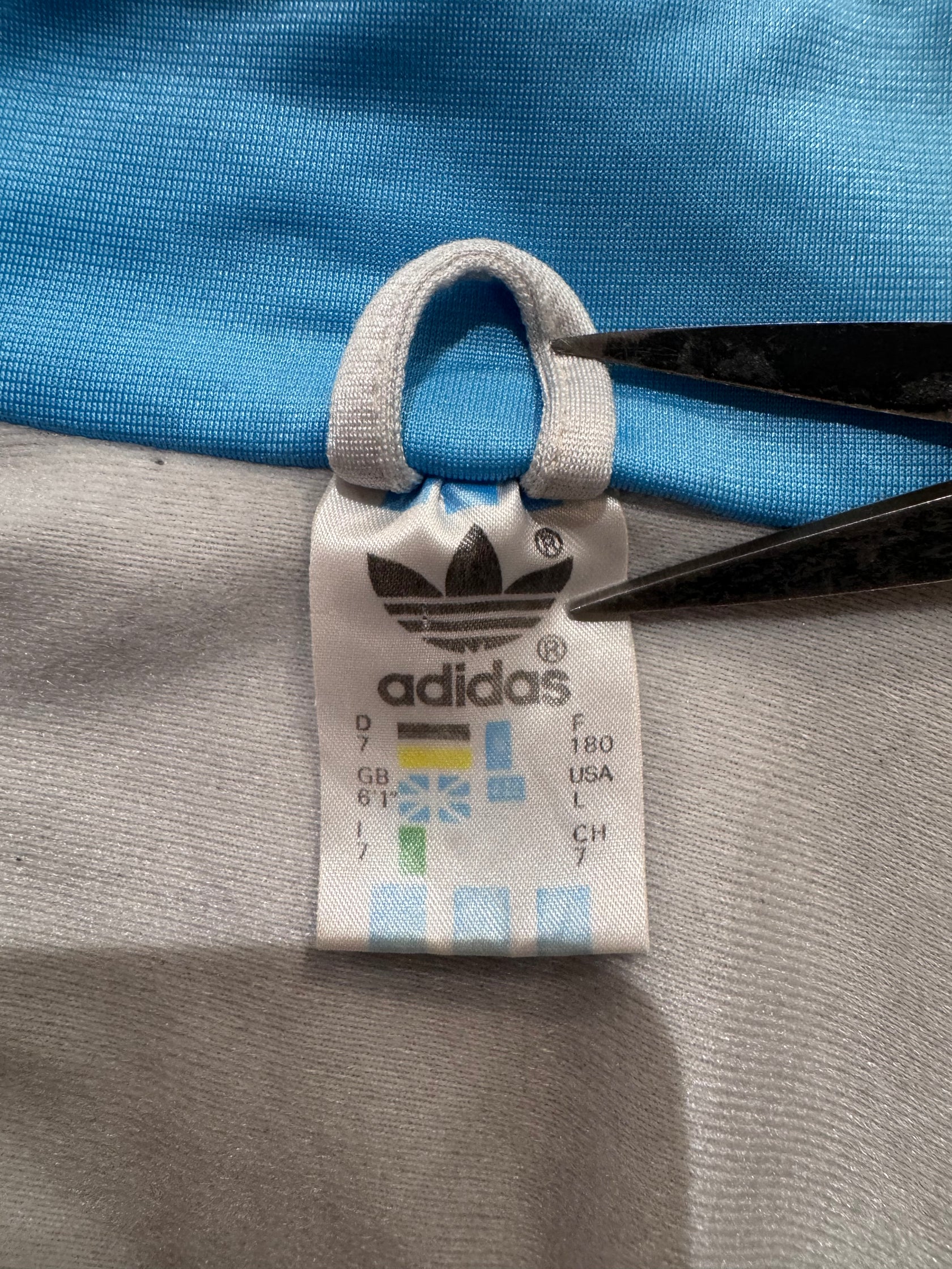 80's adidas「万国旗タグ」トラックジャケット